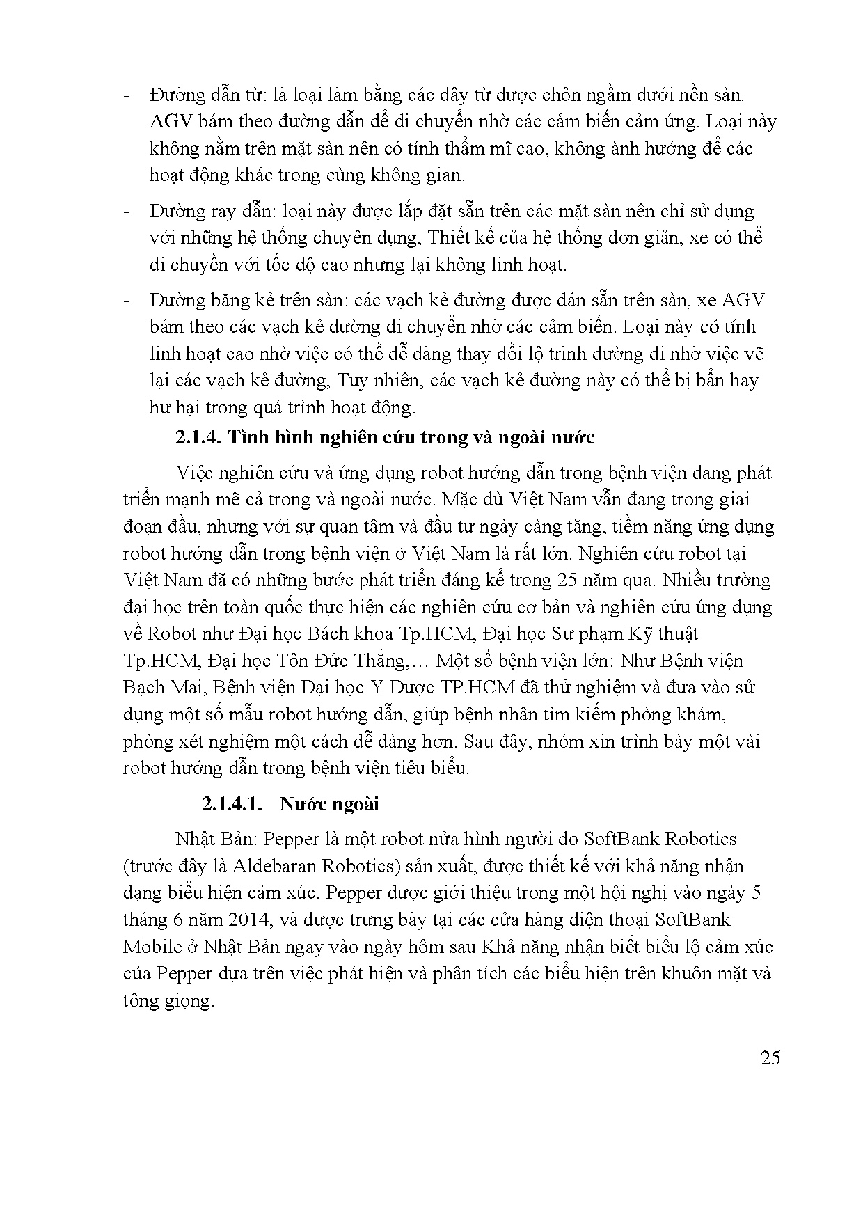 Đồ án tốt nghiệp - Nghiên cứu, thiết kế, chế tạo robot phục vụ khám bệnh trong bệnh viện - Trang 29