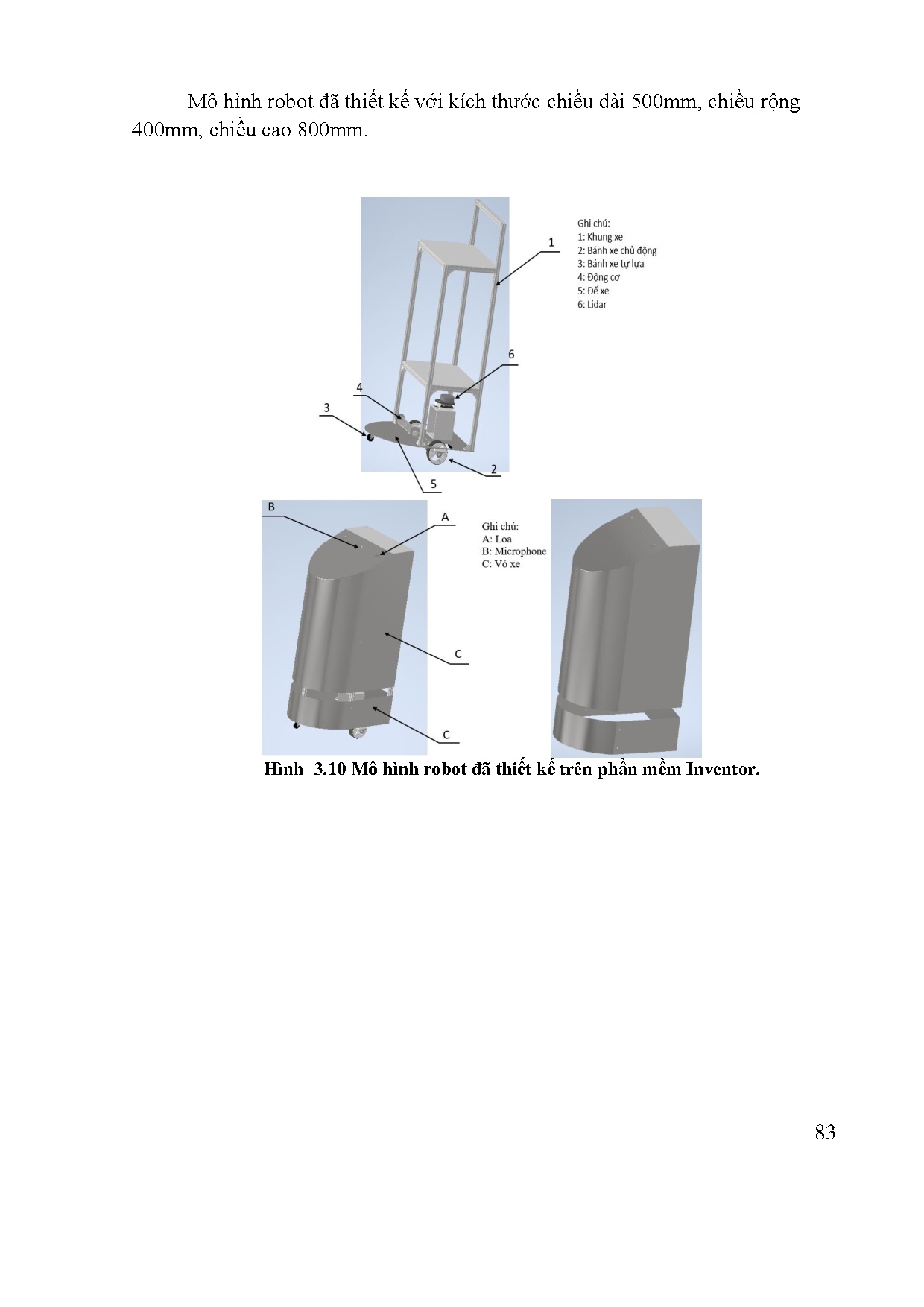 Đồ án tốt nghiệp - Nghiên cứu, thiết kế, chế tạo robot phục vụ khám bệnh trong bệnh viện - Trang 87