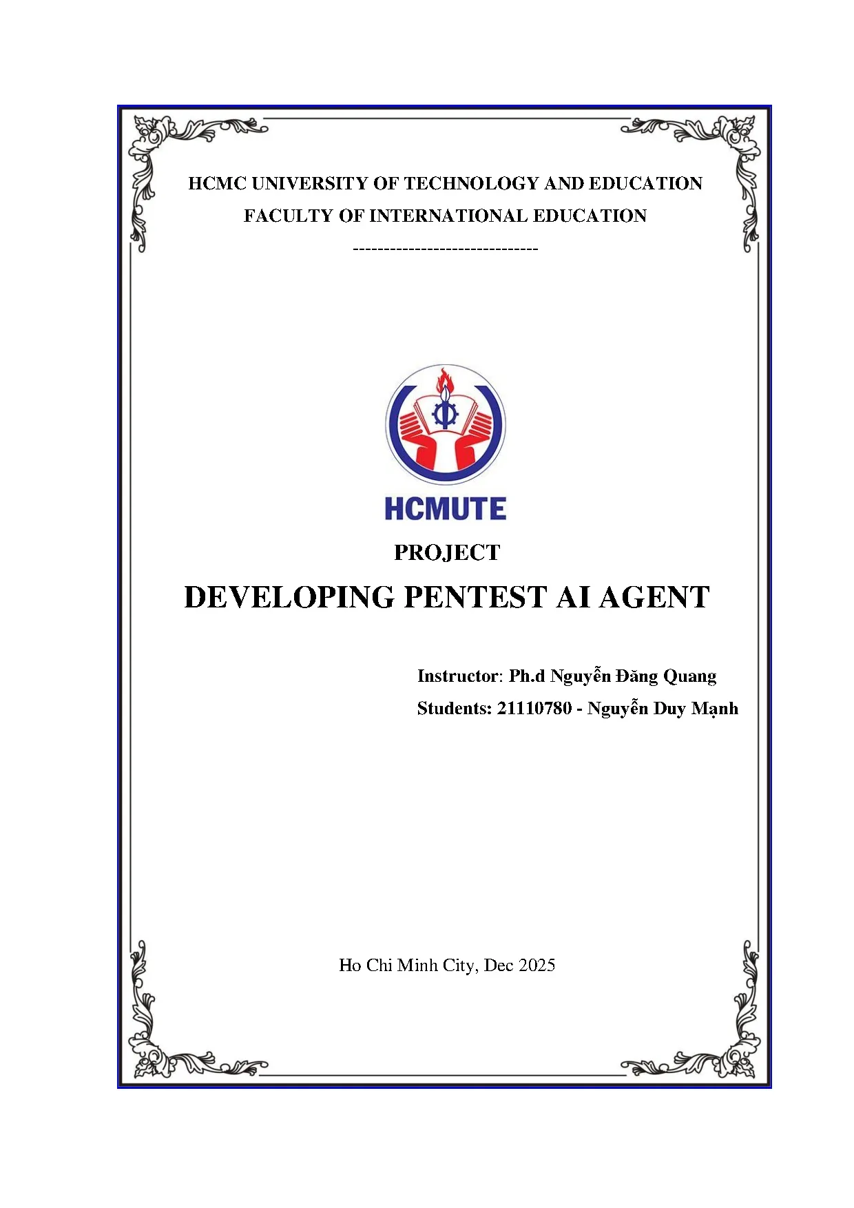 Đồ án tốt nghiệp - Developing pentest AI agent - Trang 2