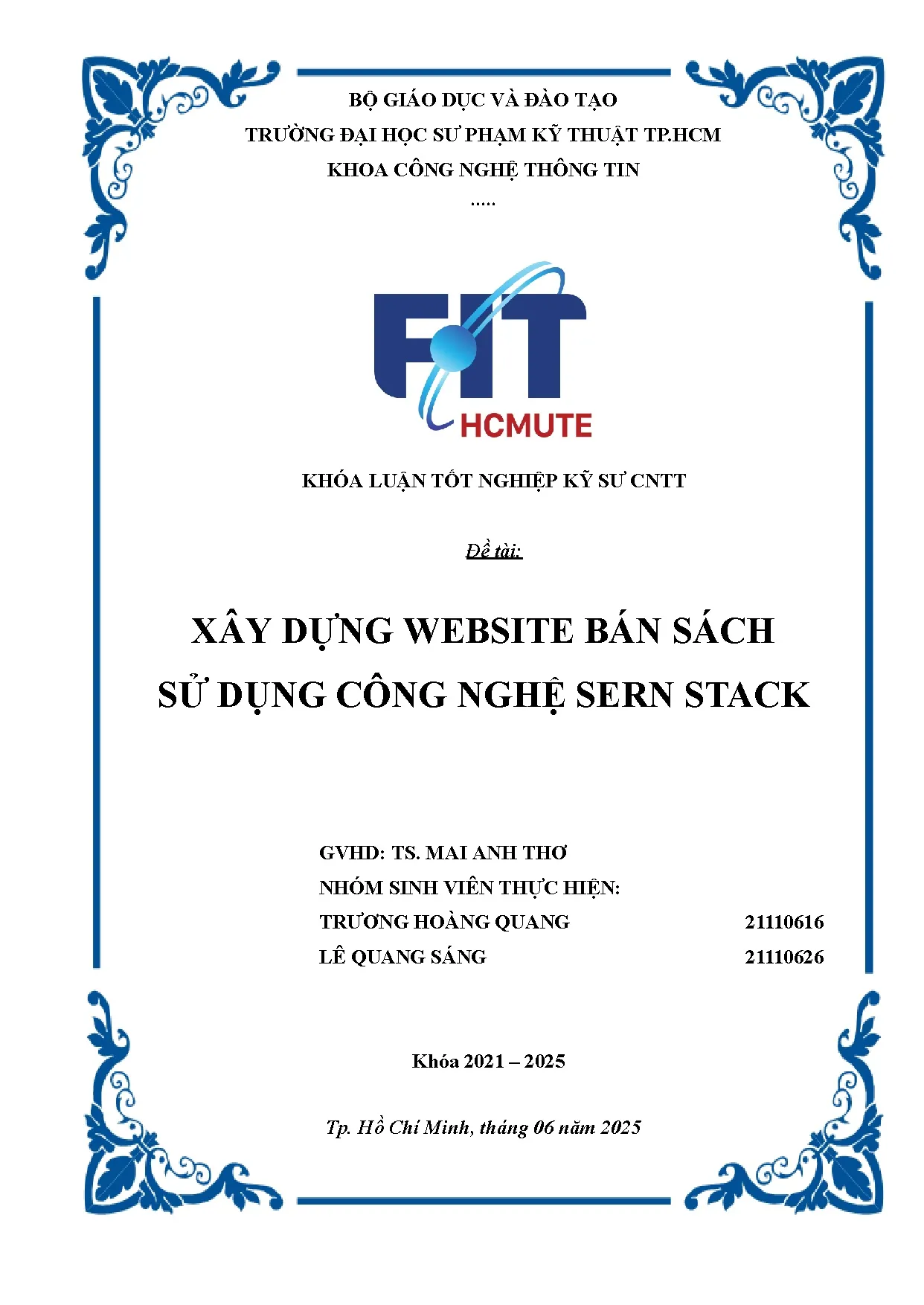 Đồ án tốt nghiệp - xây dựng Website bán sách sử dụng công nghệ Sern Stack - Trang 2