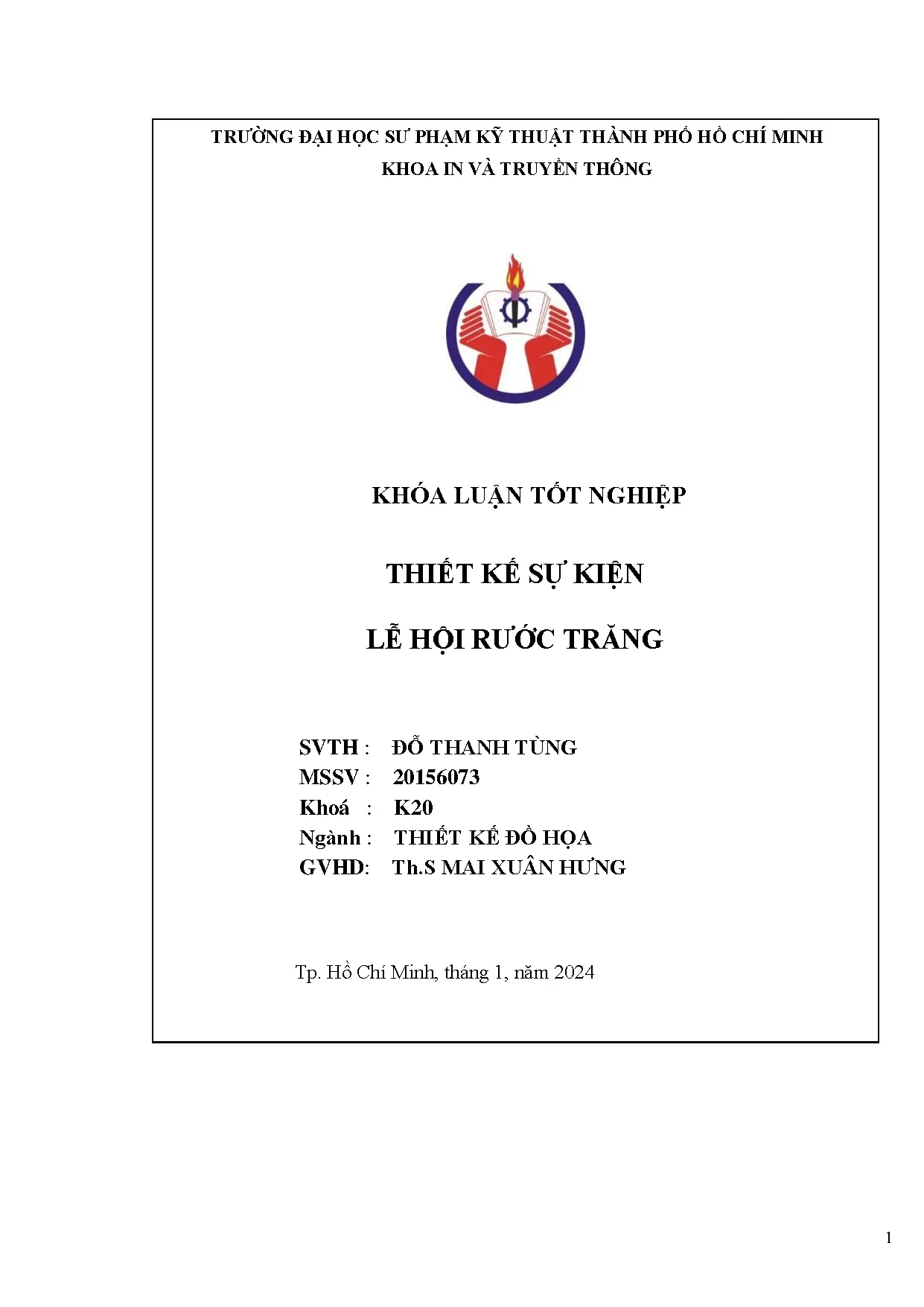 Đồ án tốt nghiệp - Thiết kế sự kiện lễ hội rước trăng - Trang 2