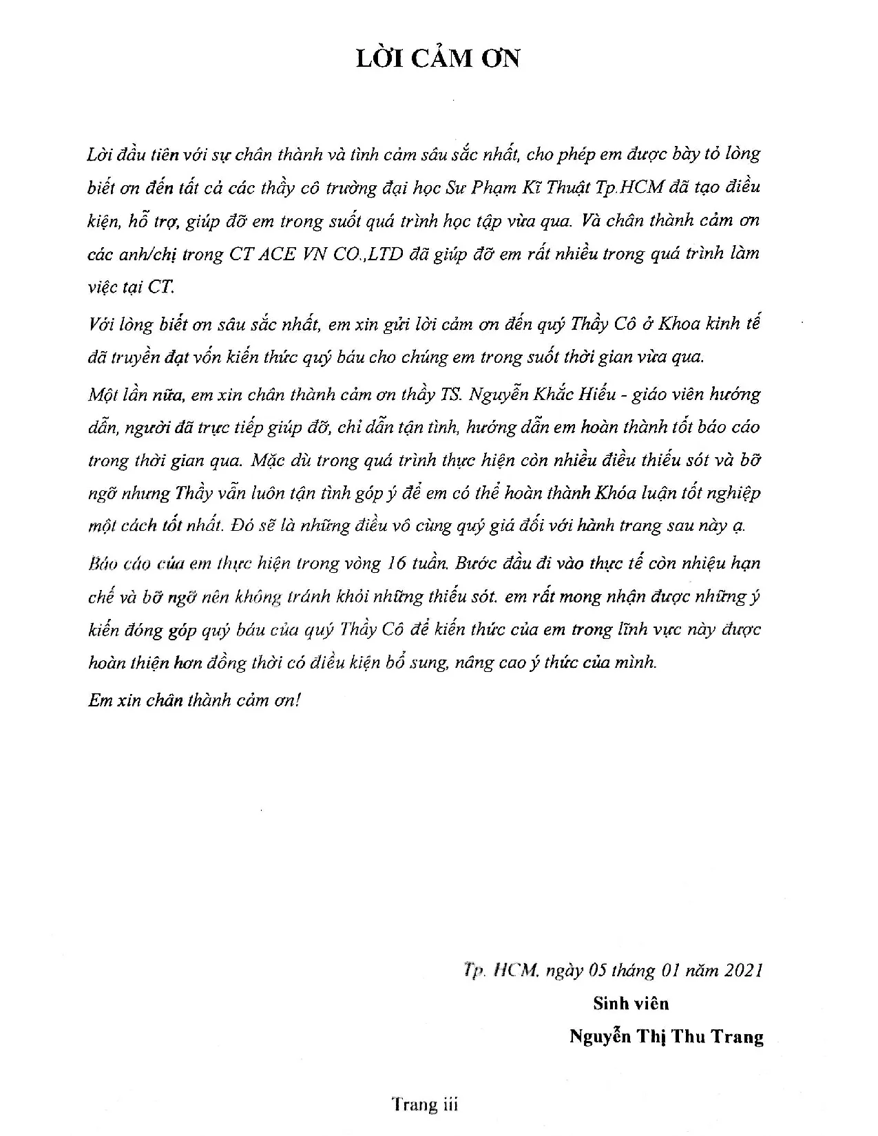 Đồ án tốt nghiệp - Xây dựng chiến lược kinh doanh của công ty TNHH ACE VN giai đoạn 2021-2025 - Trang 4
