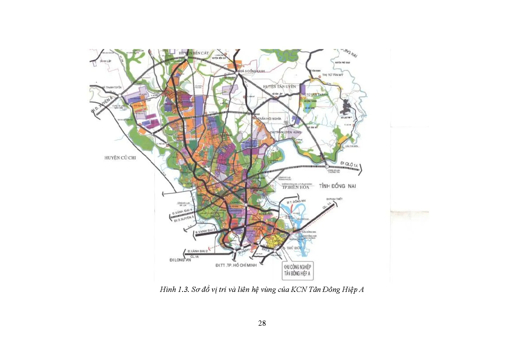 Đồ án tốt nghiệp - Thiết kế hệ thống xử lý nước thải tập trung khu công nghiệp Tân Đông HADABDCS 7 Đ - Trang 28