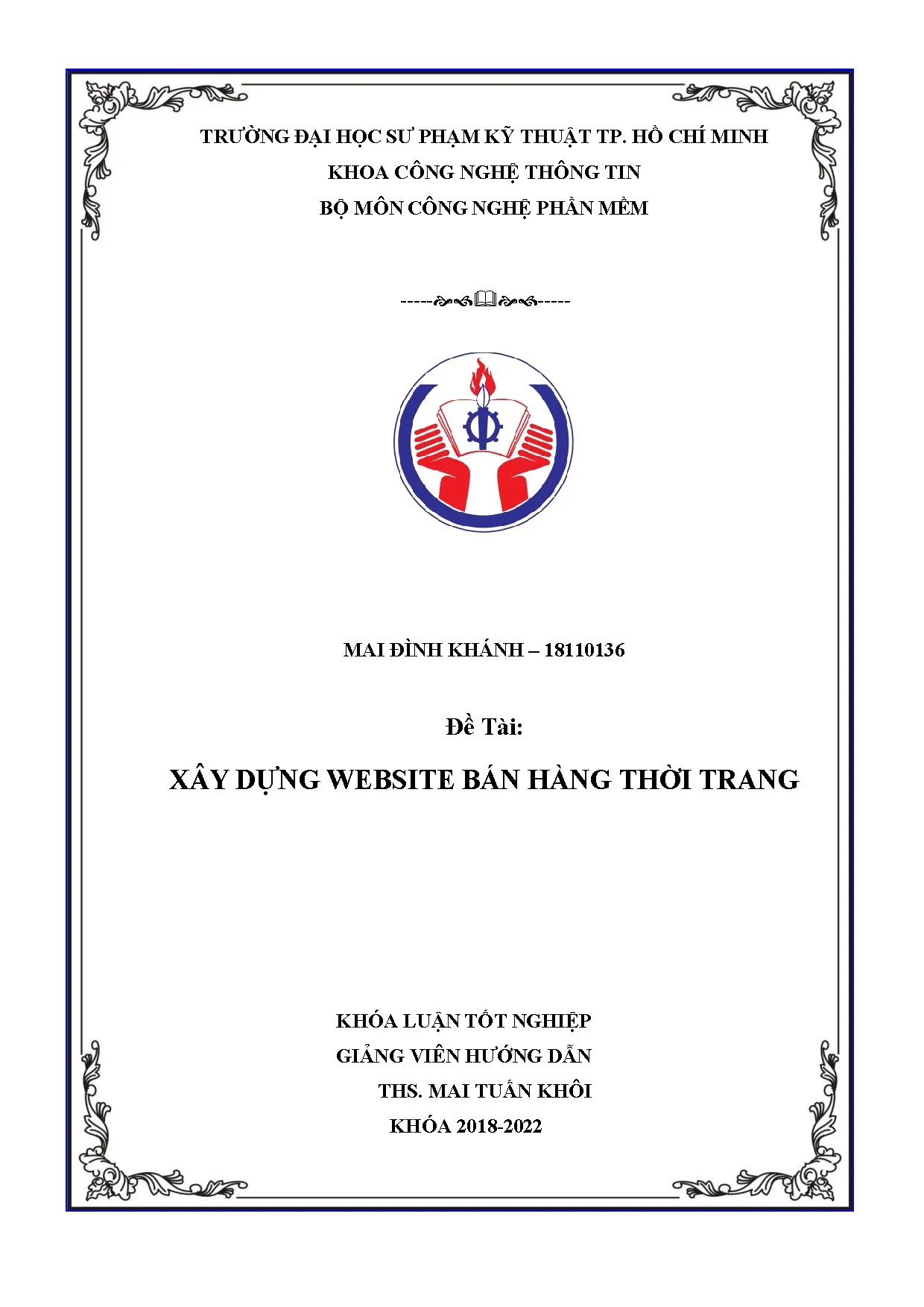 Đồ án tốt nghiệp - Xây dựng Website bán hàng thời trang
