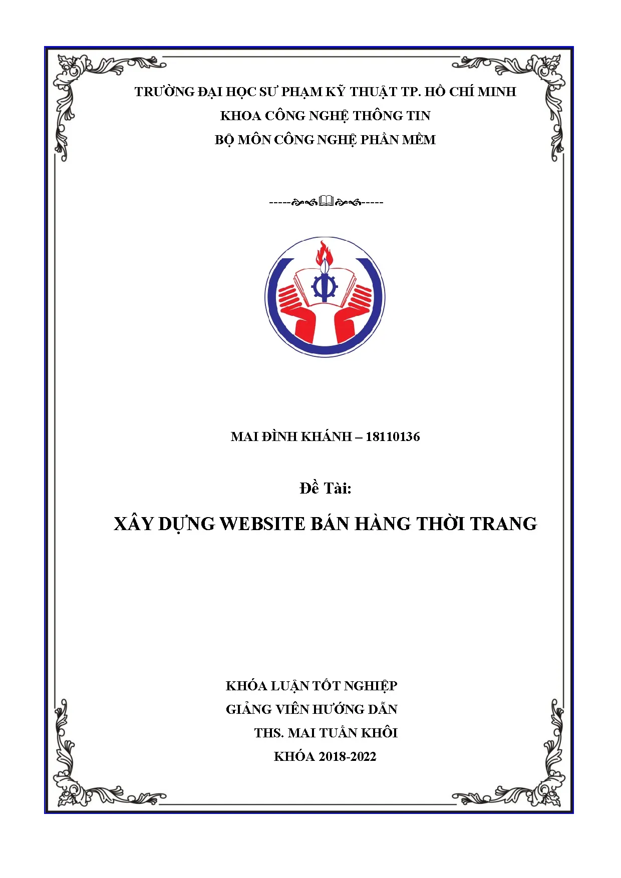 Đồ án tốt nghiệp - Xây dựng Website bán hàng thời trang - Trang 2