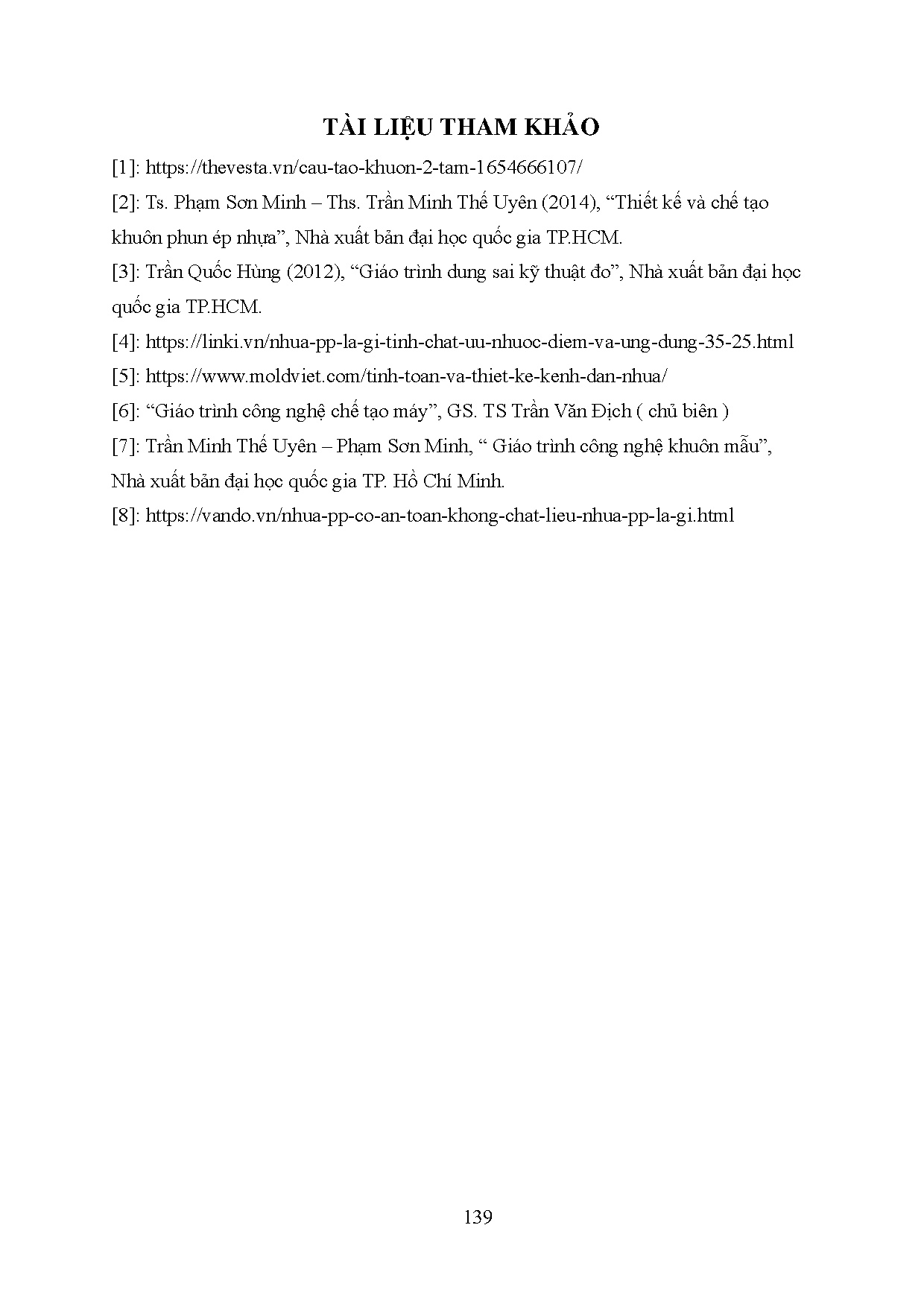 Đồ án tốt nghiệp - Chế tạo khuôn mẫu cho sản phẩm dùng cho nghiên cứu cong vênh sản phẩm dạng đường - Trang 140