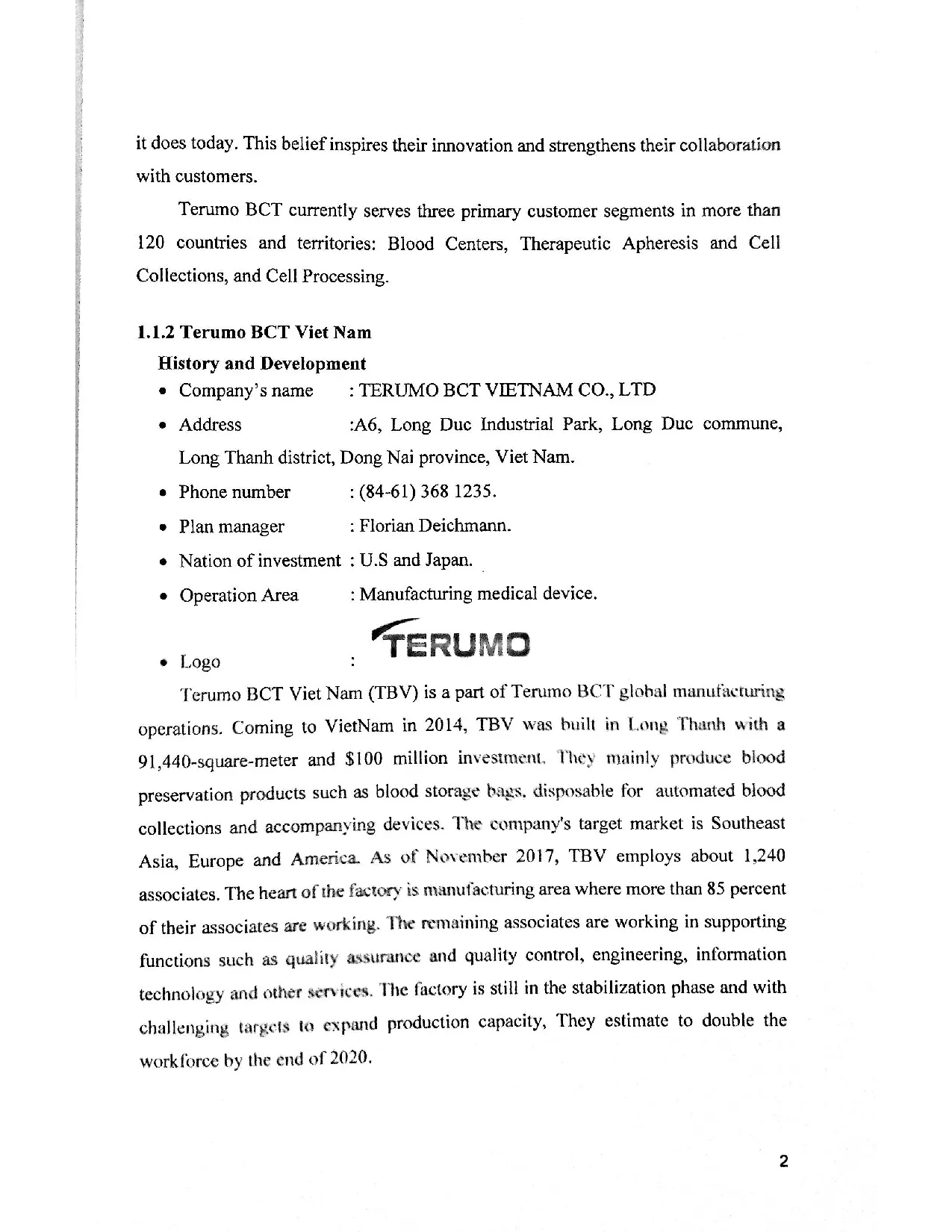 Đồ án tốt nghiệp - Analyzing inspection process of product quaility in manufacturing at Terumo BVNC - Trang 21