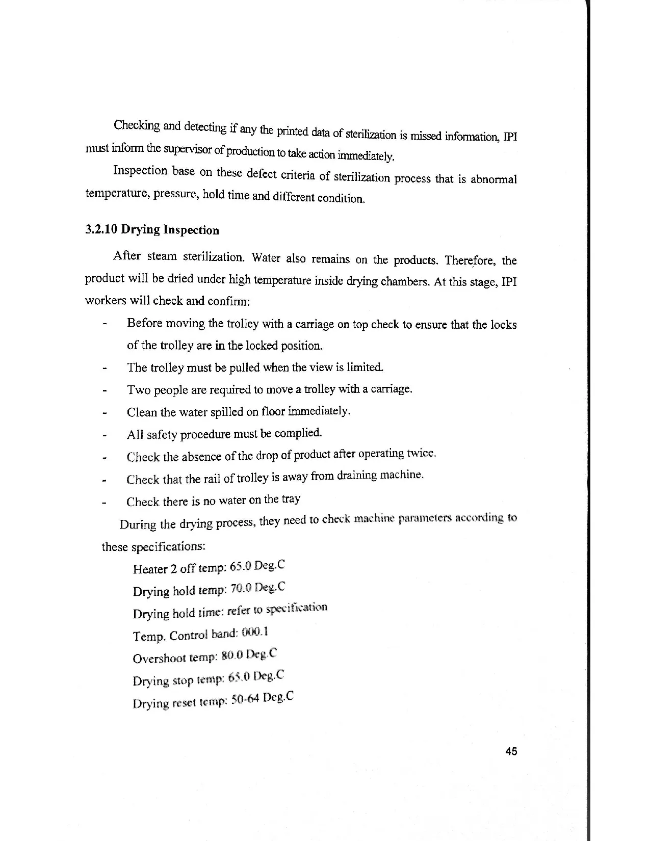 Đồ án tốt nghiệp - Analyzing inspection process of product quaility in manufacturing at Terumo BVNC - Trang 64
