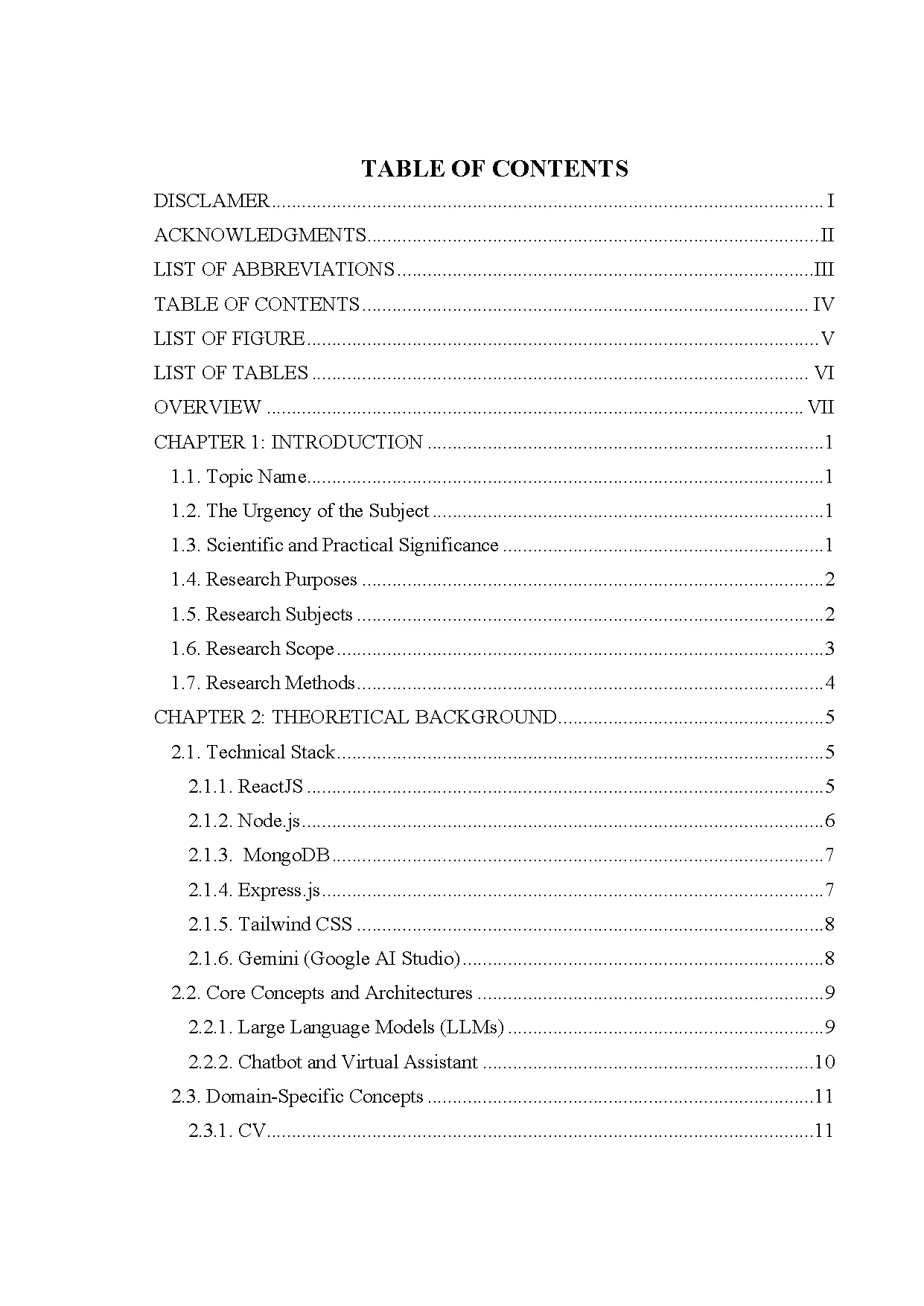 Đồ án tốt nghiệp - Developing cv generation website integrated AI assistant - Trang 4