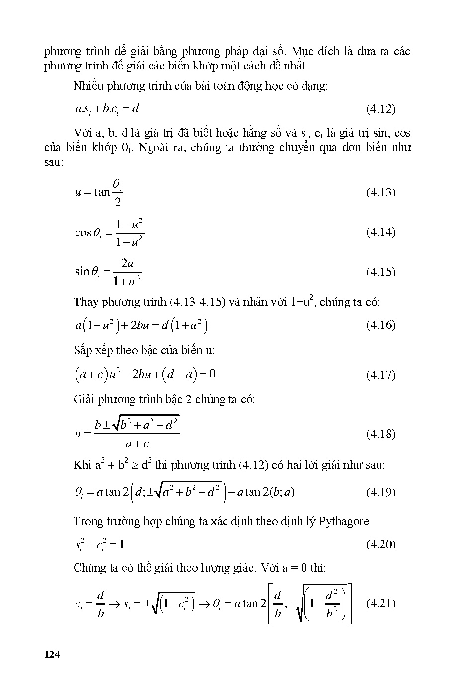Giáo trình kỹ thuật Robot (HCMUTE) - Trang 124