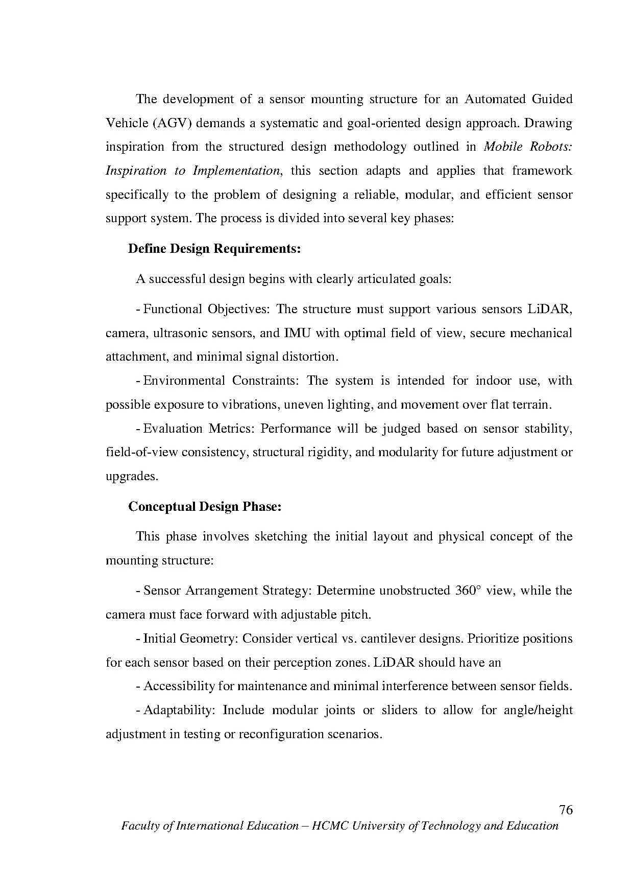 Đồ án tốt nghiệp - Research and design of lidar and camera-based object following system for AGV - Trang 90