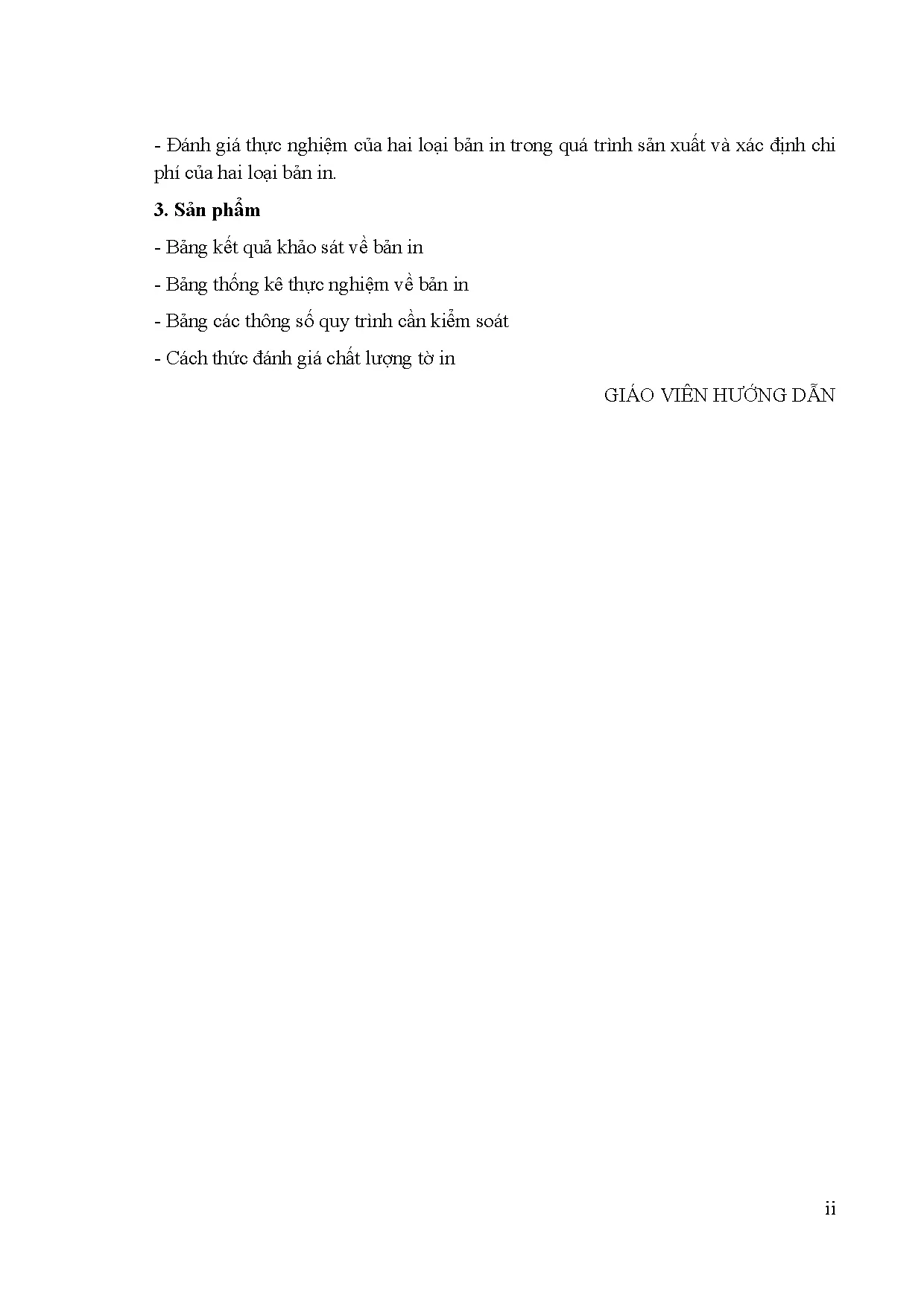 Đồ án tốt nghiệp - Phân tích và so sánh chất lượng tờ in của hai loại kẽm: kẽm hiện và kẽm thông H - Trang 4