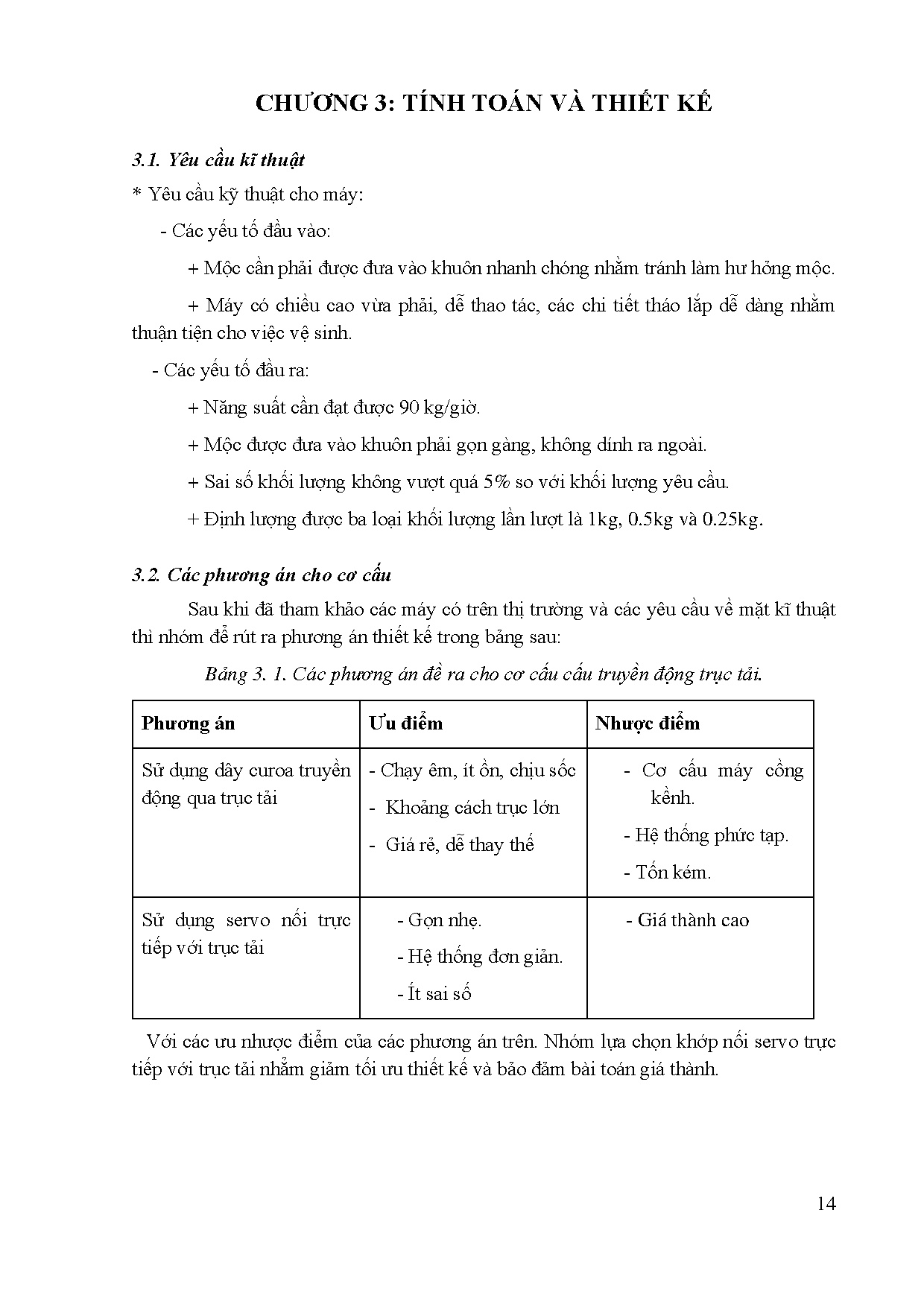 Đồ án tốt nghiệp - Nghiên cứu, chế tạo máy định lượng mộc chả lụa tự động - Trang 29