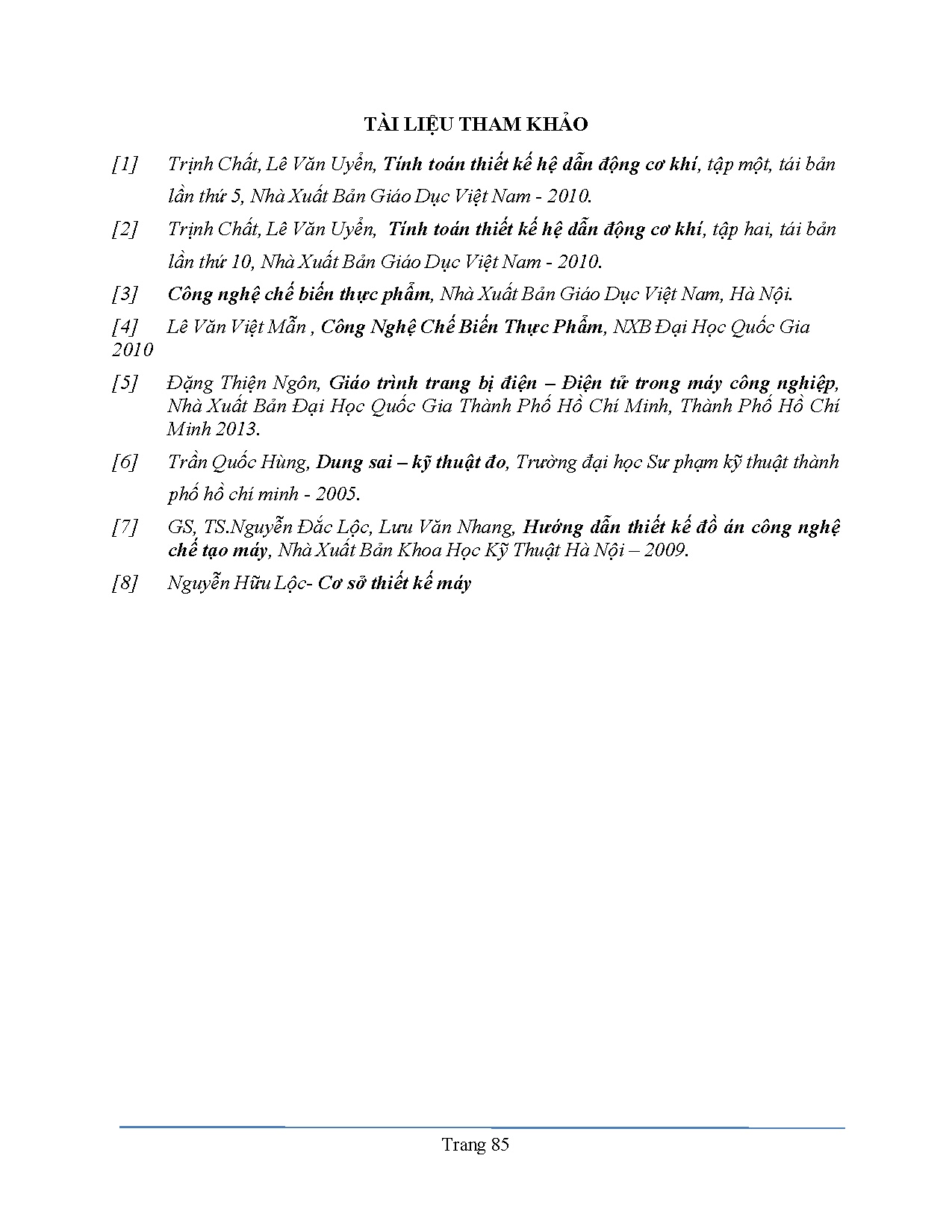 Ảnh một số trang tài liệu