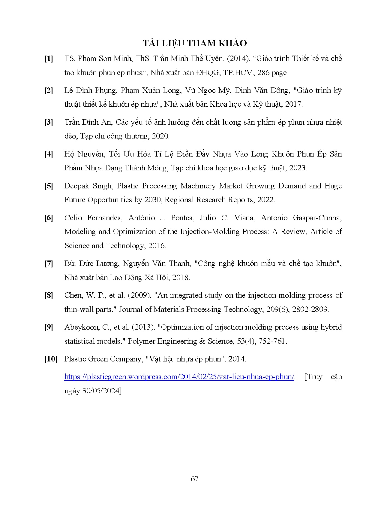 Đồ án tốt nghiệp - Chế tạo mô hình nghiên cứu phân bố nhiệt độ của lòng khuôn phun ép khi dùng CLD 3 - Trang 82