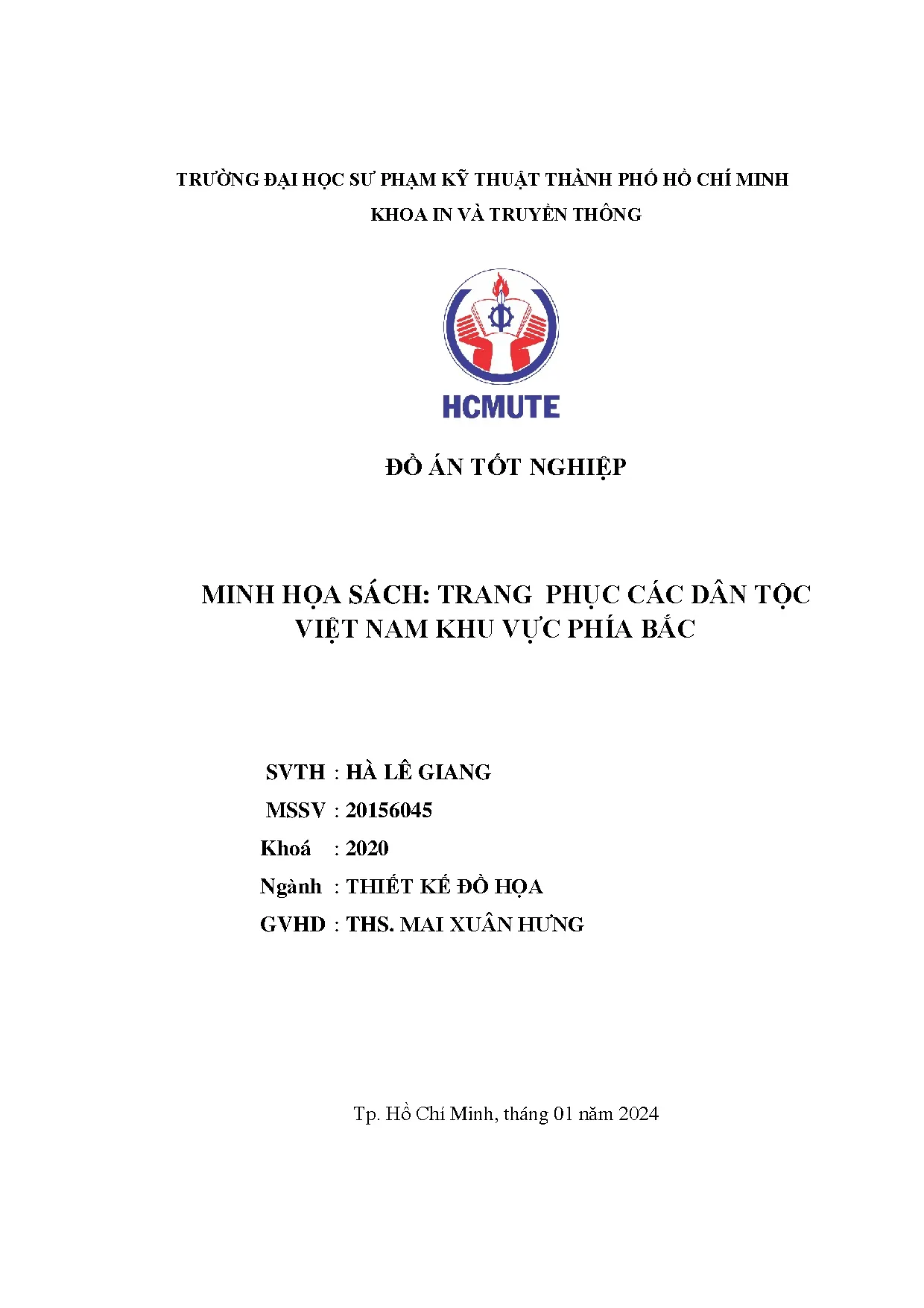 Đồ án tốt nghiệp - Minh họa sách: trang phục các dân tộc Việt Nam khu vực phía Bắc - Trang 2