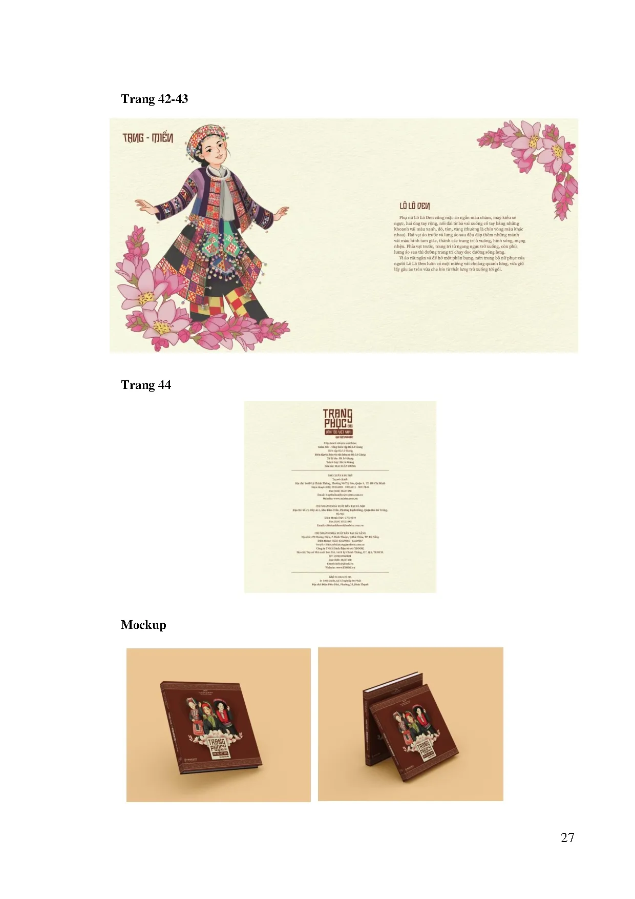 Đồ án tốt nghiệp - Minh họa sách: trang phục các dân tộc Việt Nam khu vực phía Bắc - Trang 34