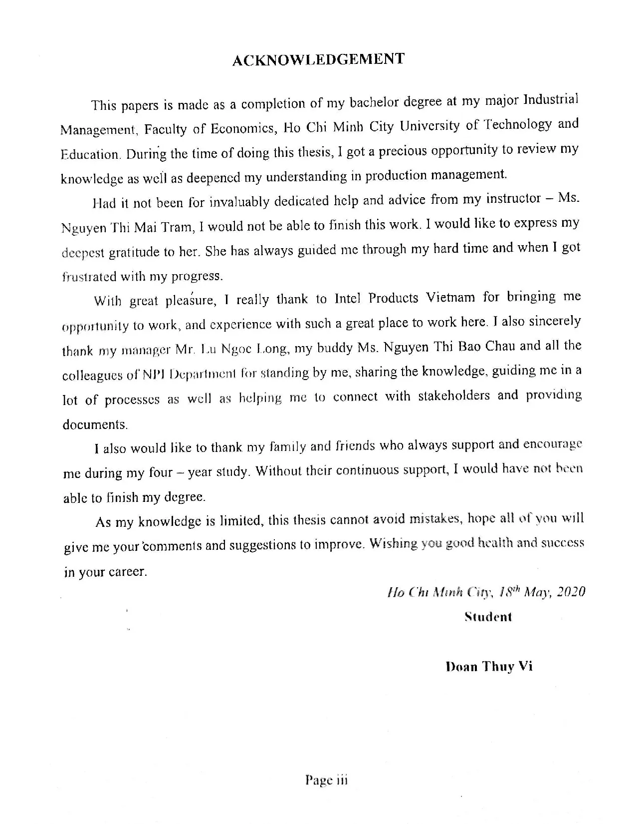 Đồ án tốt nghiệp - Completing assembly process of microprocessor by applying lean six sigma at IPV - Trang 4