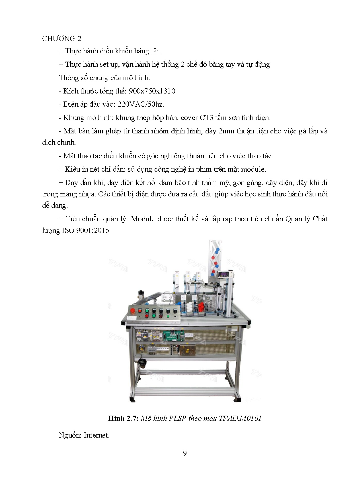Đồ án tốt nghiệp - Thiết kế và chế tạo mô hình phân loại sản phẩm theo khối lượng ứng dụng TDHTTCĐC - Trang 24