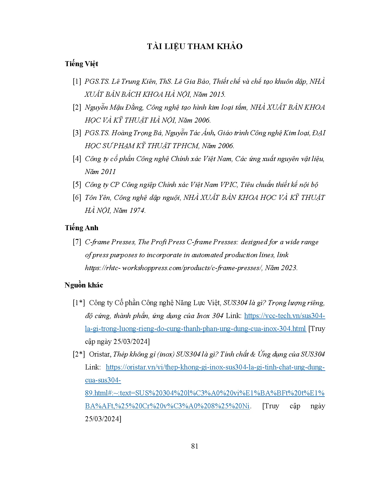 Ảnh một số trang tài liệu