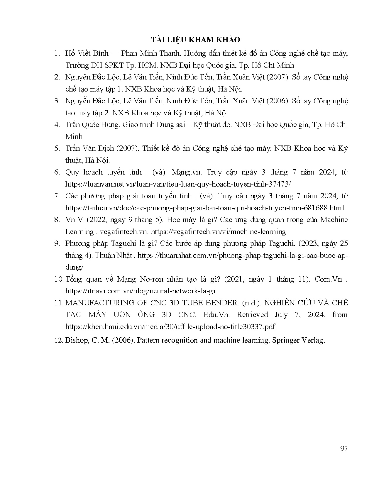 Ảnh một số trang tài liệu