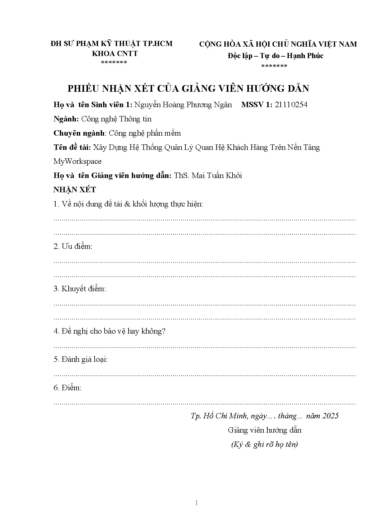 Đồ án tốt nghiệp - Xây dựng hệ thống quản lý quan hệ khách hàng trên nền tảng Myworkspace - Trang 3