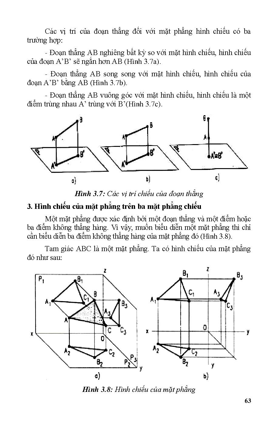 Giáo trình hình họa - vẽ kỹ thuật: Giáo trình dành cho sinh viên các ngành đào tạo : Cơ khí (HCMUTE) - Trang 65