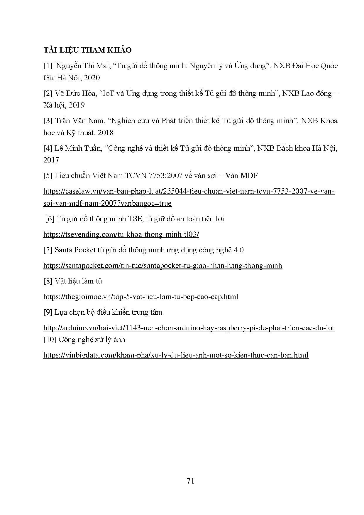 Đồ án tốt nghiệp - Nghiên cứu, thiết kế, chế tạo tủ gửi đồ thông minh - Trang 83