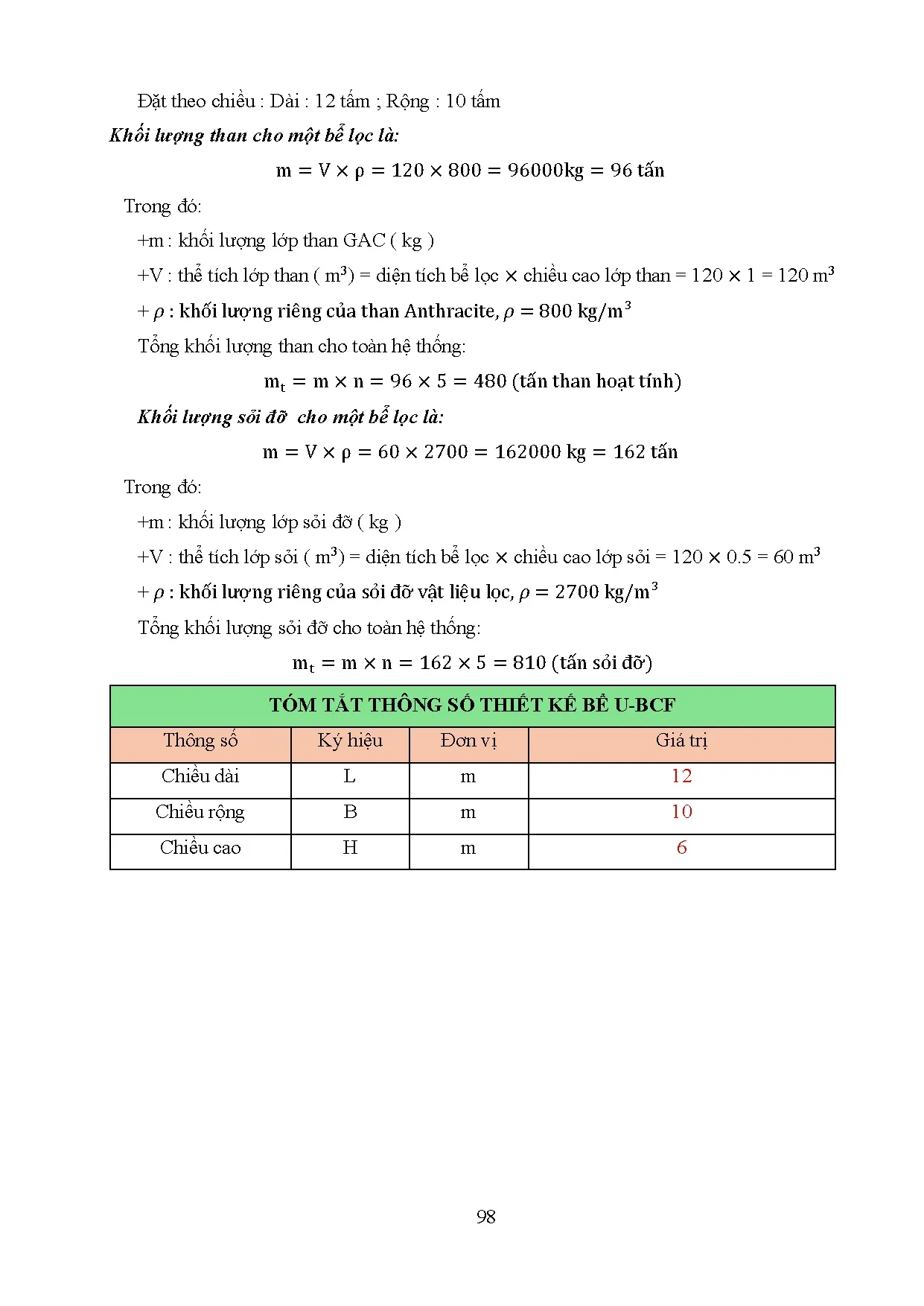 Đồ án tốt nghiệp - Thiết kế mở rộng cho nhà máy nước (NMN) mới Tân Hiệp III NNSSGGĐ 2 - 2 CS 3 G 1 - Trang 127