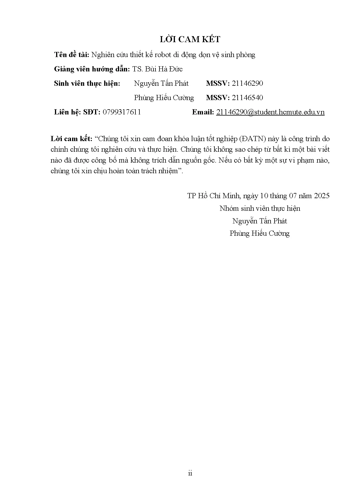 Đồ án tốt nghiệp - Nghiên cứu thiết kế robot di động dọn vệ sinh phòng - Trang 4