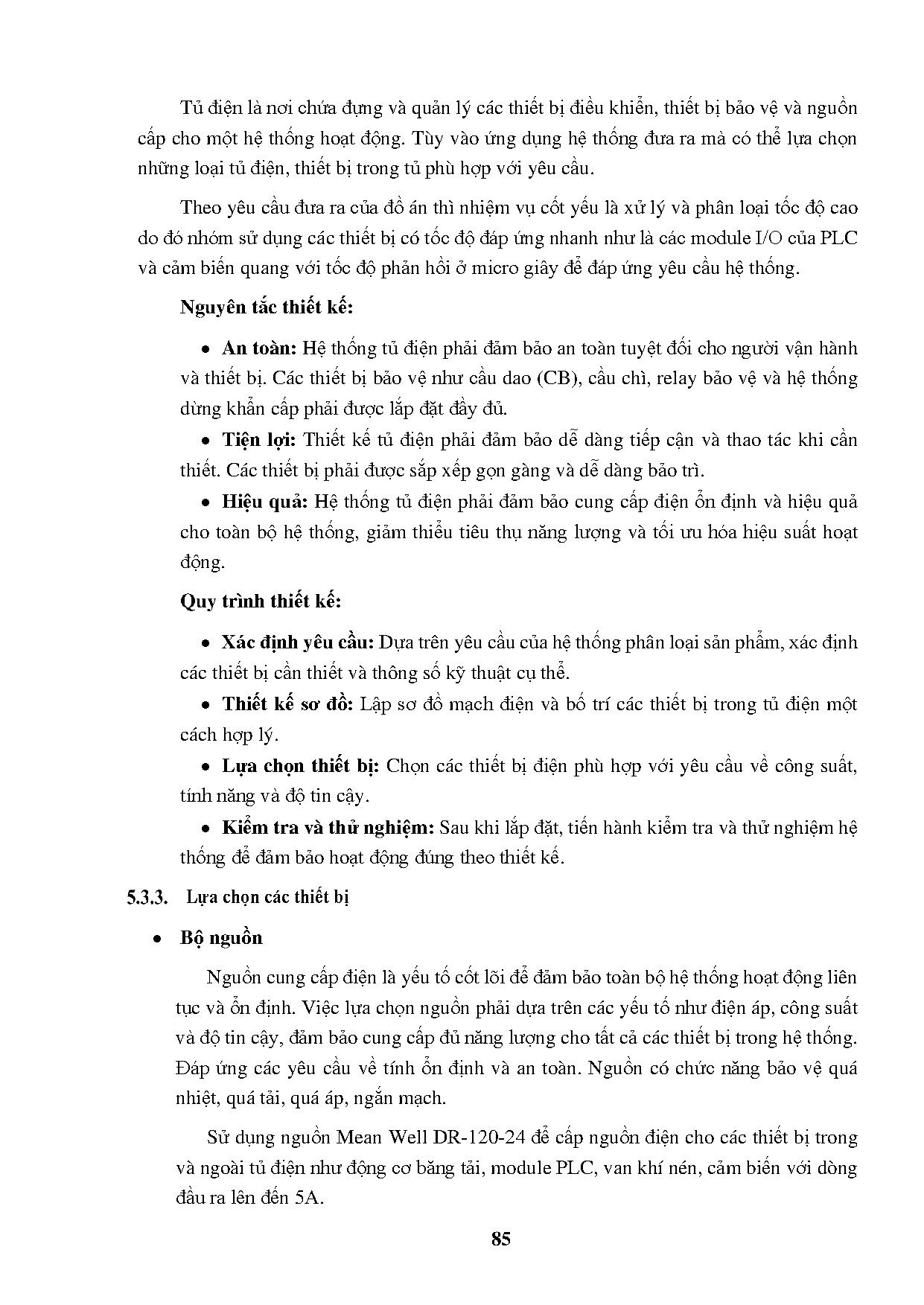 Đồ án tốt nghiệp - Thiết kế và chế tạo hệ thống phân loại sản phẩm tốc độ cao - Trang 87