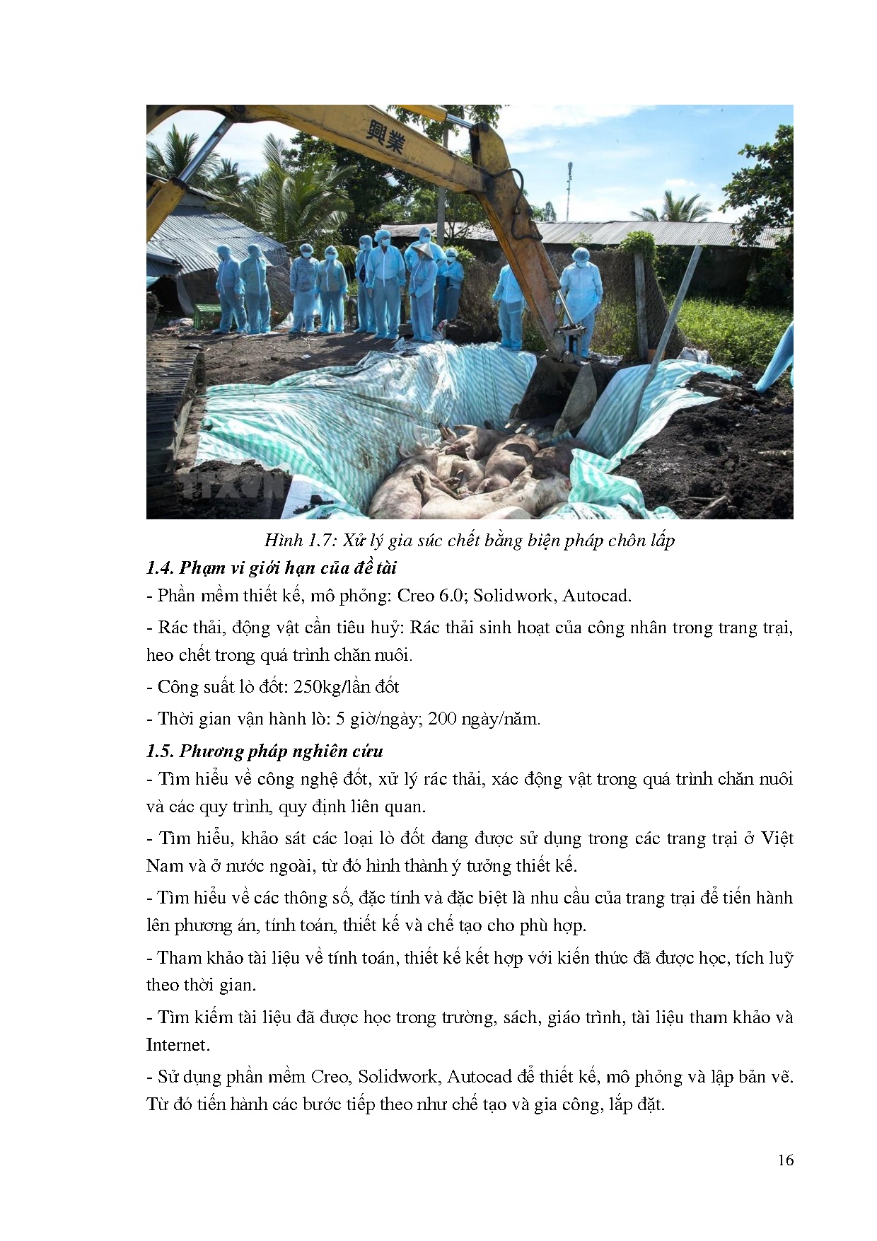 Đồ án tốt nghiệp - Thiết kế và chế tạo lò đốt rác thải và tiêu huỷ xác động vật - Trang 18