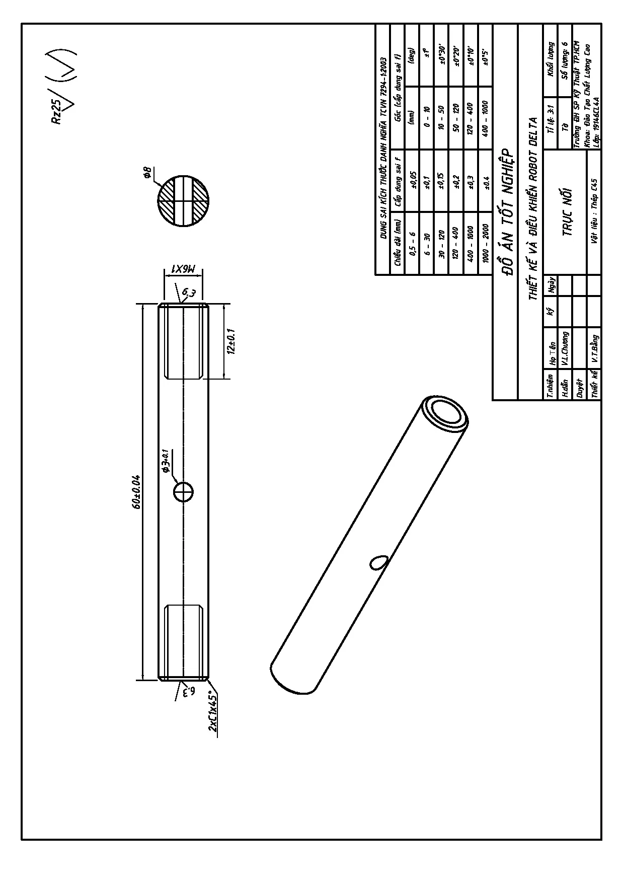 Đồ án tốt nghiệp - Thiết kế và điều khiển robot delta phân loại và sắp xếp sản phẩm ứng dụng xử lý Ả - Trang 85