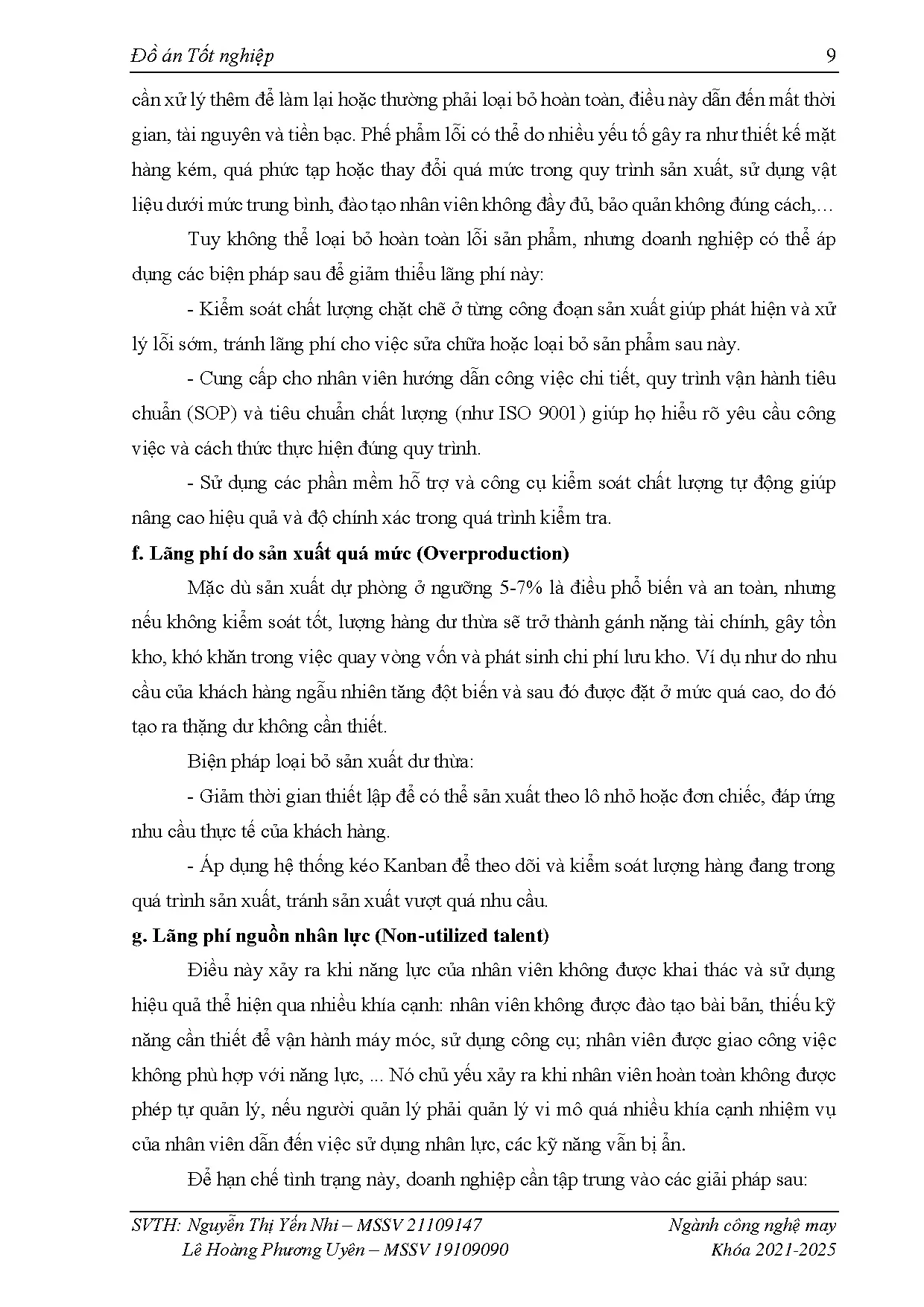 Đồ án tốt nghiệp - Triển khai cải tiến sản xuất dựa trên khảo sát các lãng phí tại Xí N 1 CTCPĐT - Trang 27