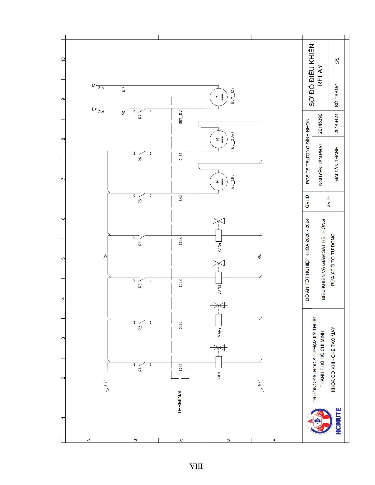 Đồ án tốt nghiệp - Điều kiểm và giám sát hệ thống rửa xe ô tô tự động. - Trang 104
