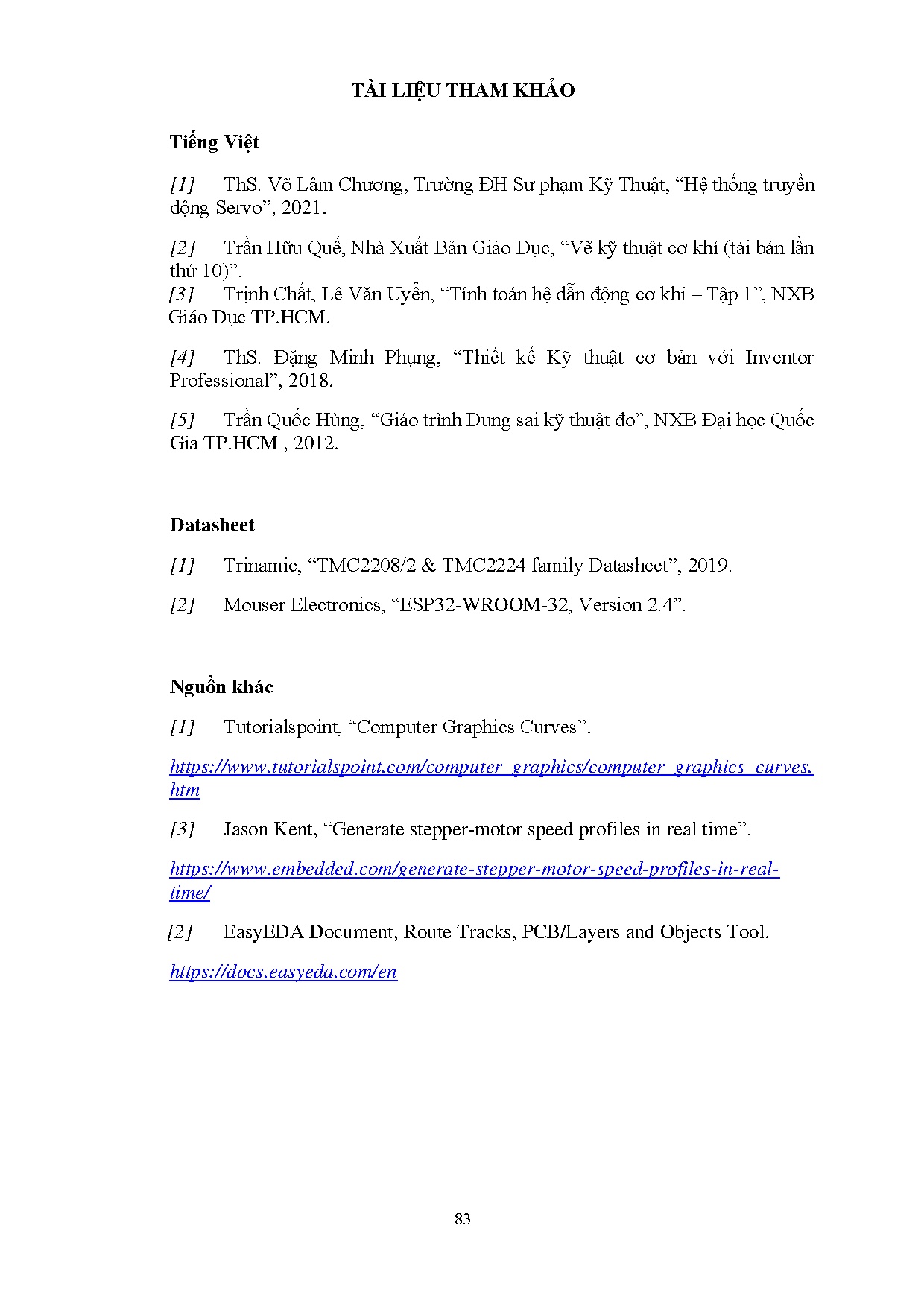 Ảnh một số trang tài liệu