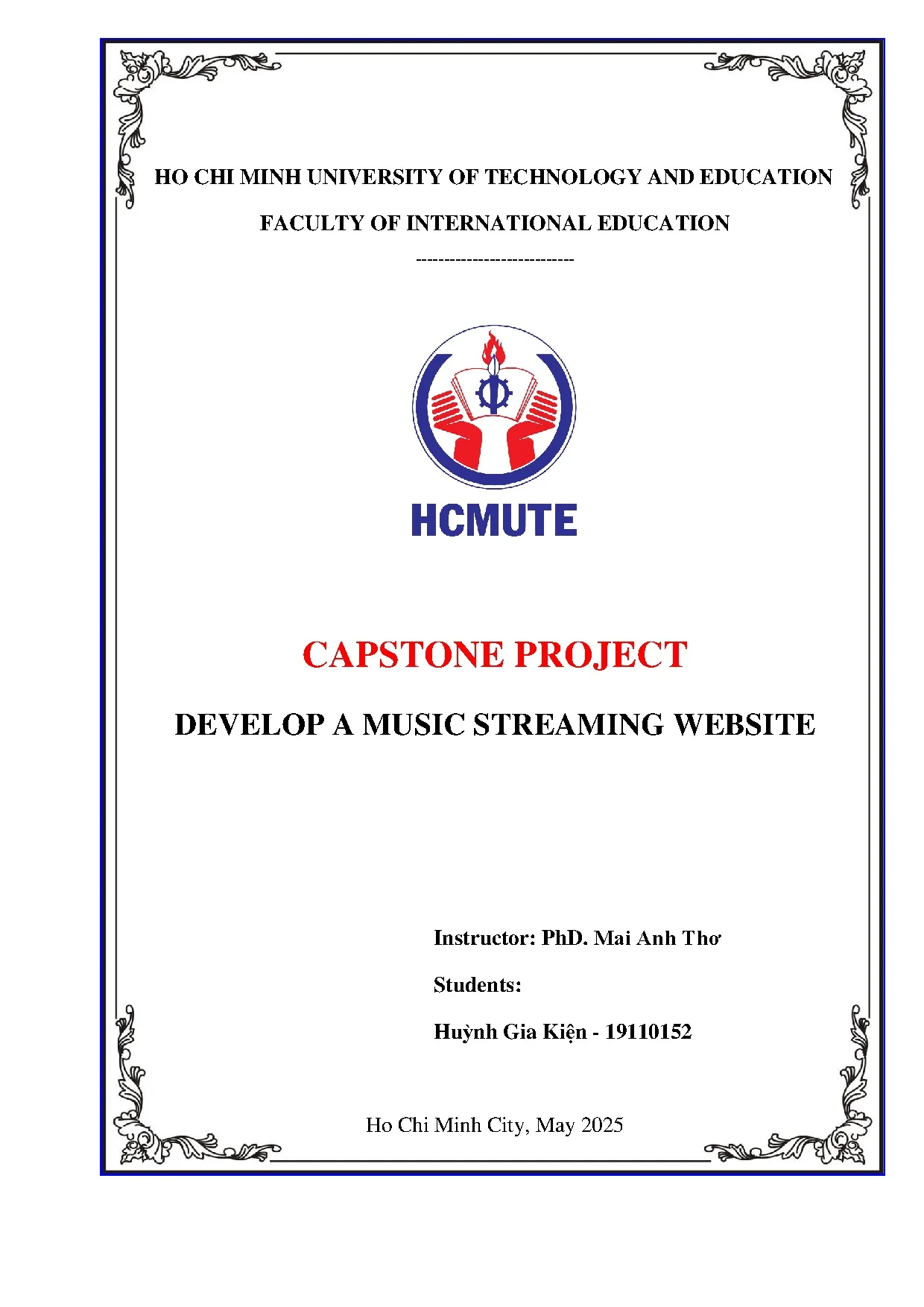 Đồ án tốt nghiệp - Develop a music streaming website