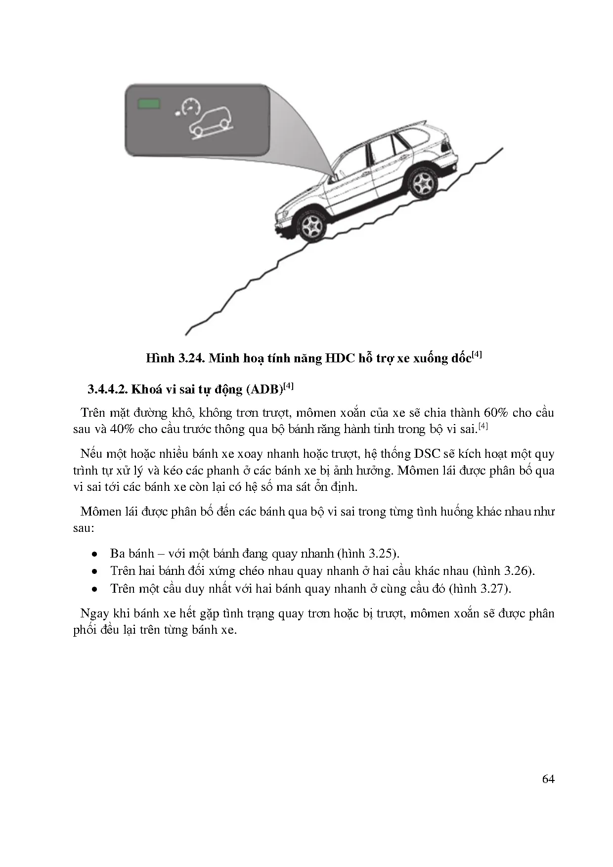 Đồ án tốt nghiệp - Nghiên cứu hệ thống truyền lực, hệ thống trợ lực lái CĐVCHTATỔĐTXBAXĐÁTNNCNKT ô T - Trang 84