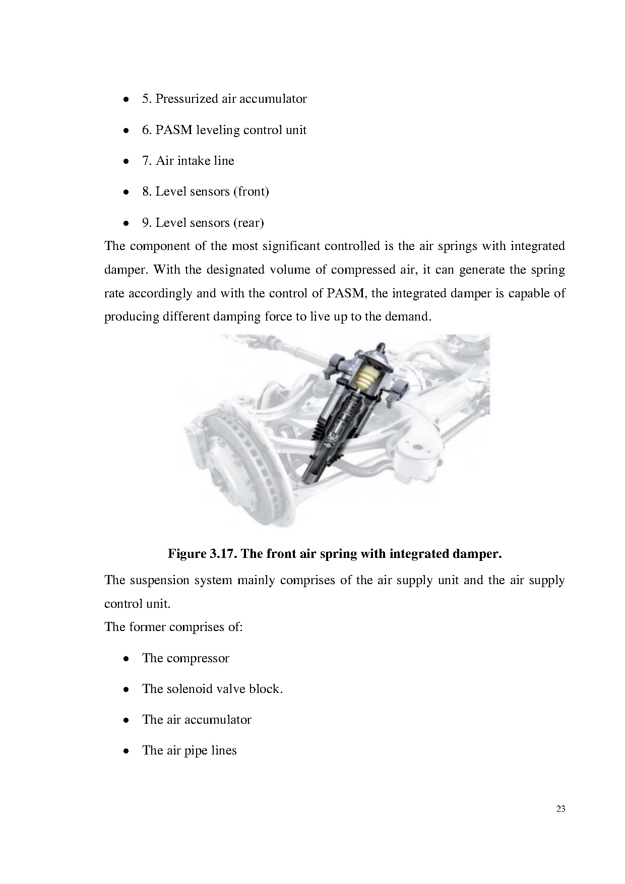 Đồ án tốt nghiệp - Modeling and control of active air suspension system of 2011 Porsche Cayenne - Trang 31