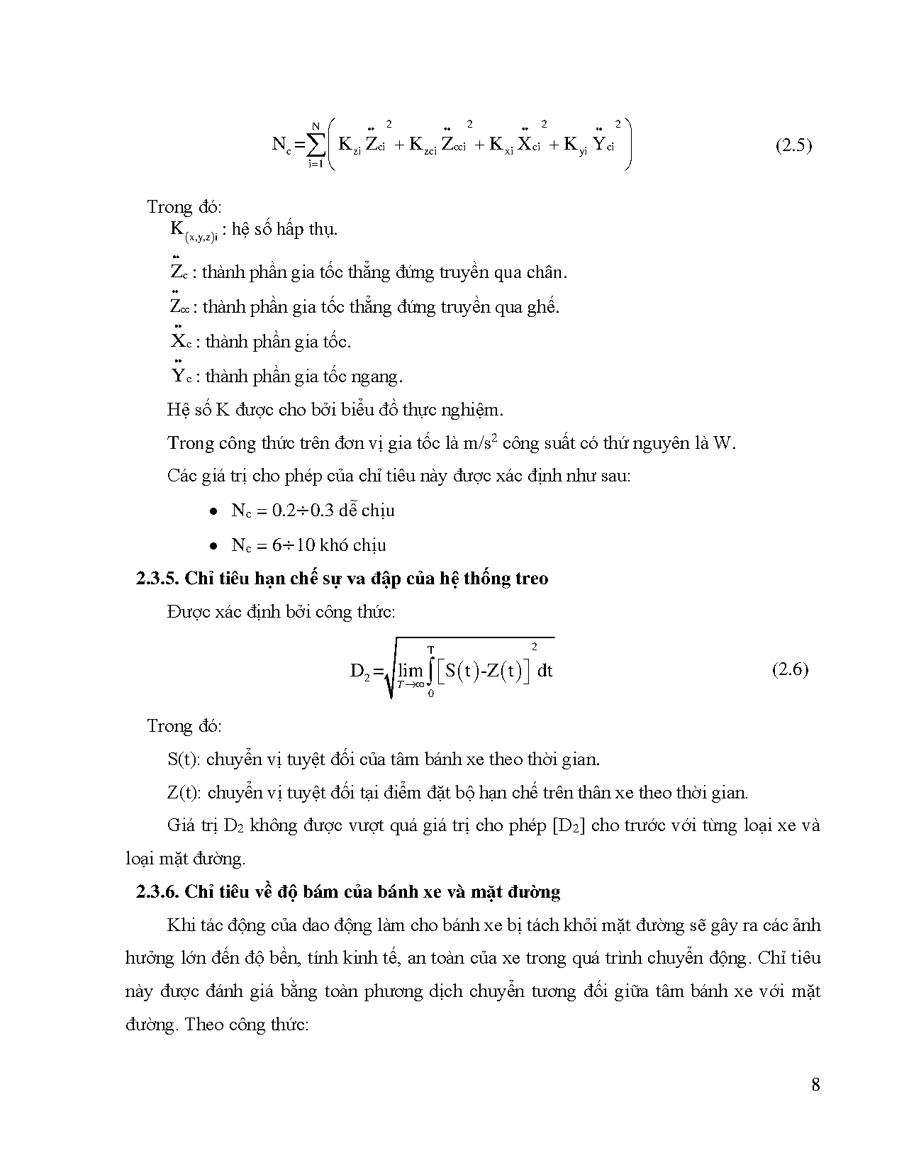 Đồ án tốt nghiệp - Khảo sát độ êm dịu trên xe ô tô - Trang 26