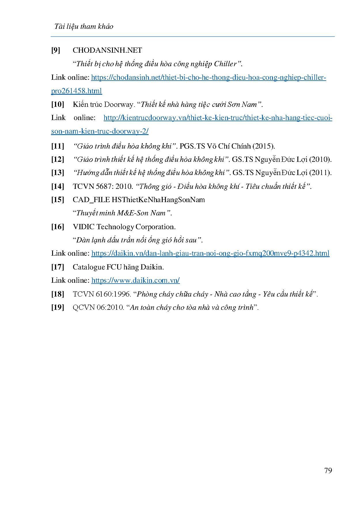 Đồ án tốt nghiệp - Tính toán kiểm tra hệ thống điều hòa không khí và triển khai bản vẽ bằng PMRCSNC - Trang 103