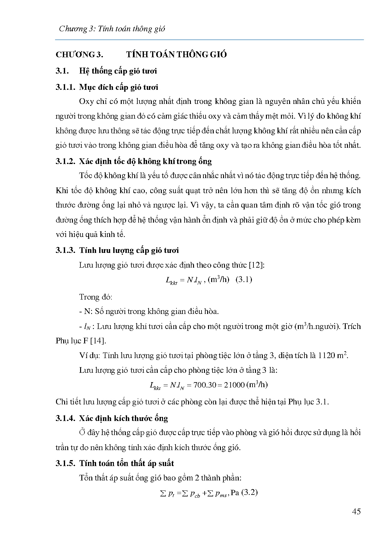 Đồ án tốt nghiệp - Tính toán kiểm tra hệ thống điều hòa không khí và triển khai bản vẽ bằng PMRCSNC - Trang 69