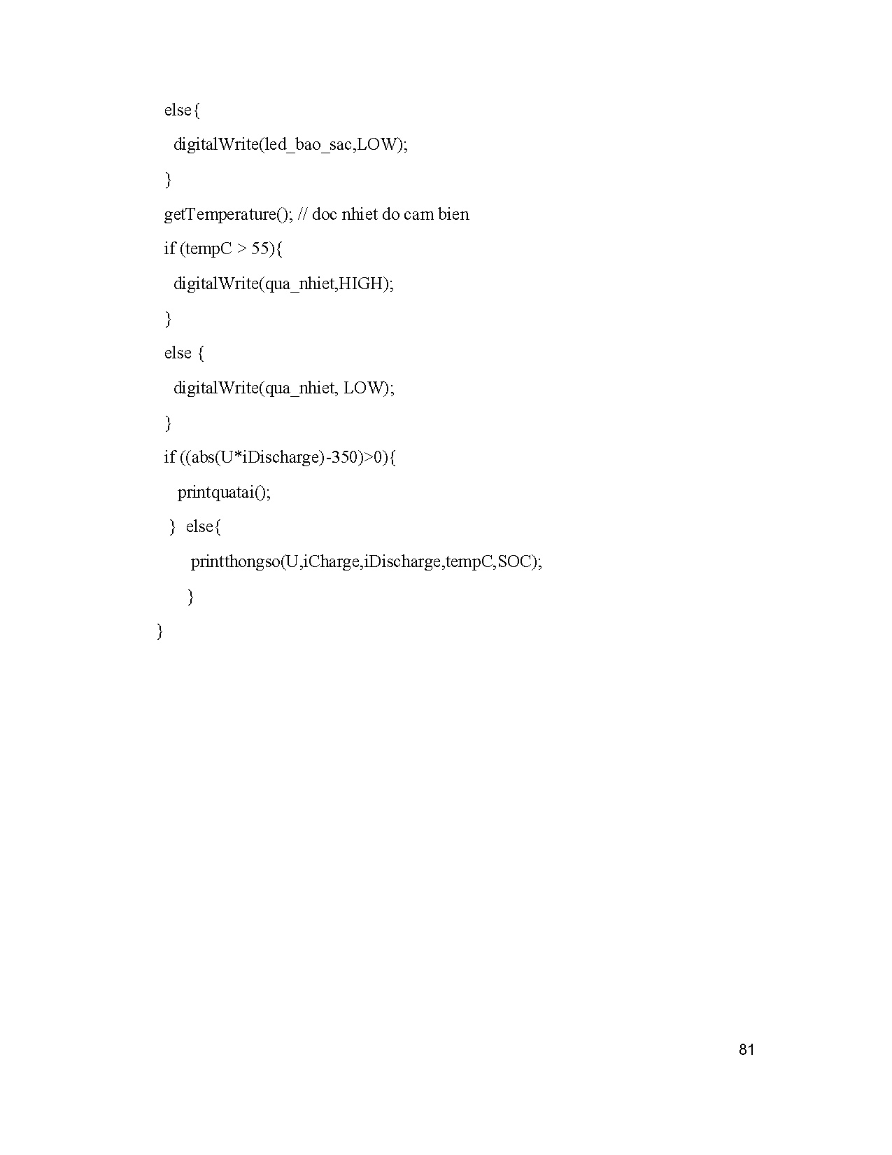 Đồ án tốt nghiệp - Nghiên cứu, thiết kế và chế tạo mạch BMS cho bộ pin xe tự hành - Trang 96