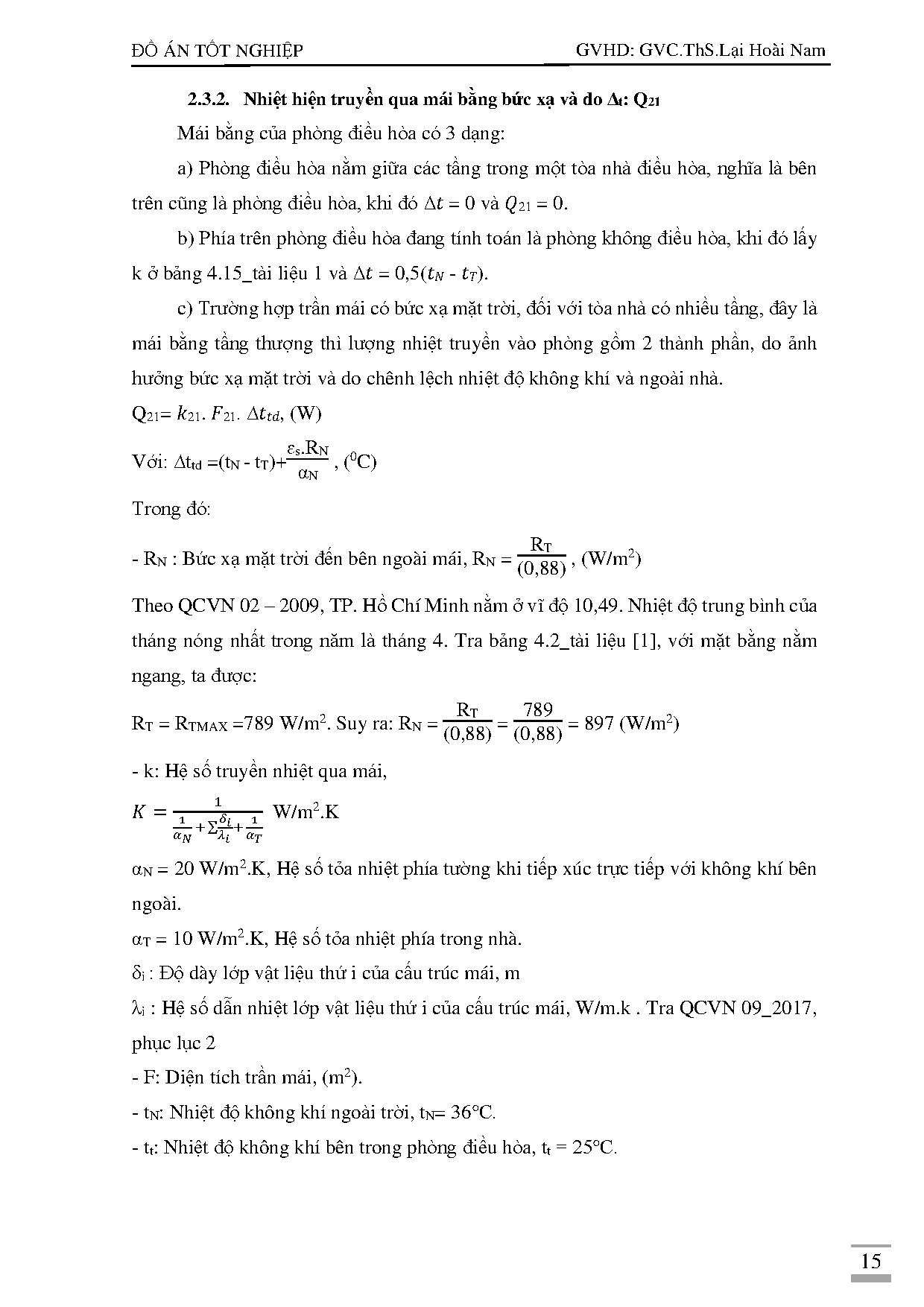 Đồ án tốt nghiệp - Tính toán kiểm tra hệ thống điều hòa không khí, thông gió và dựng MRDÁMRBVĐKHMSG - Trang 36