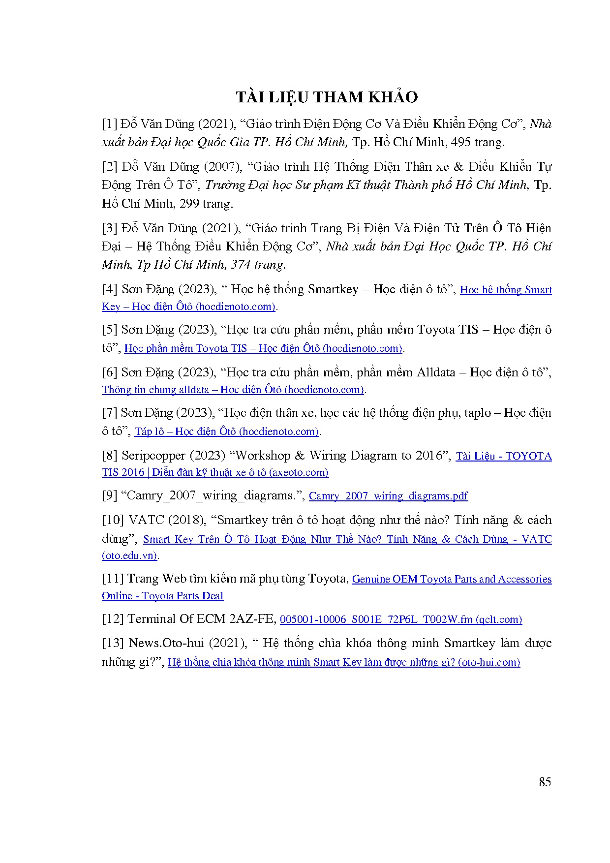 Ảnh một số trang tài liệu