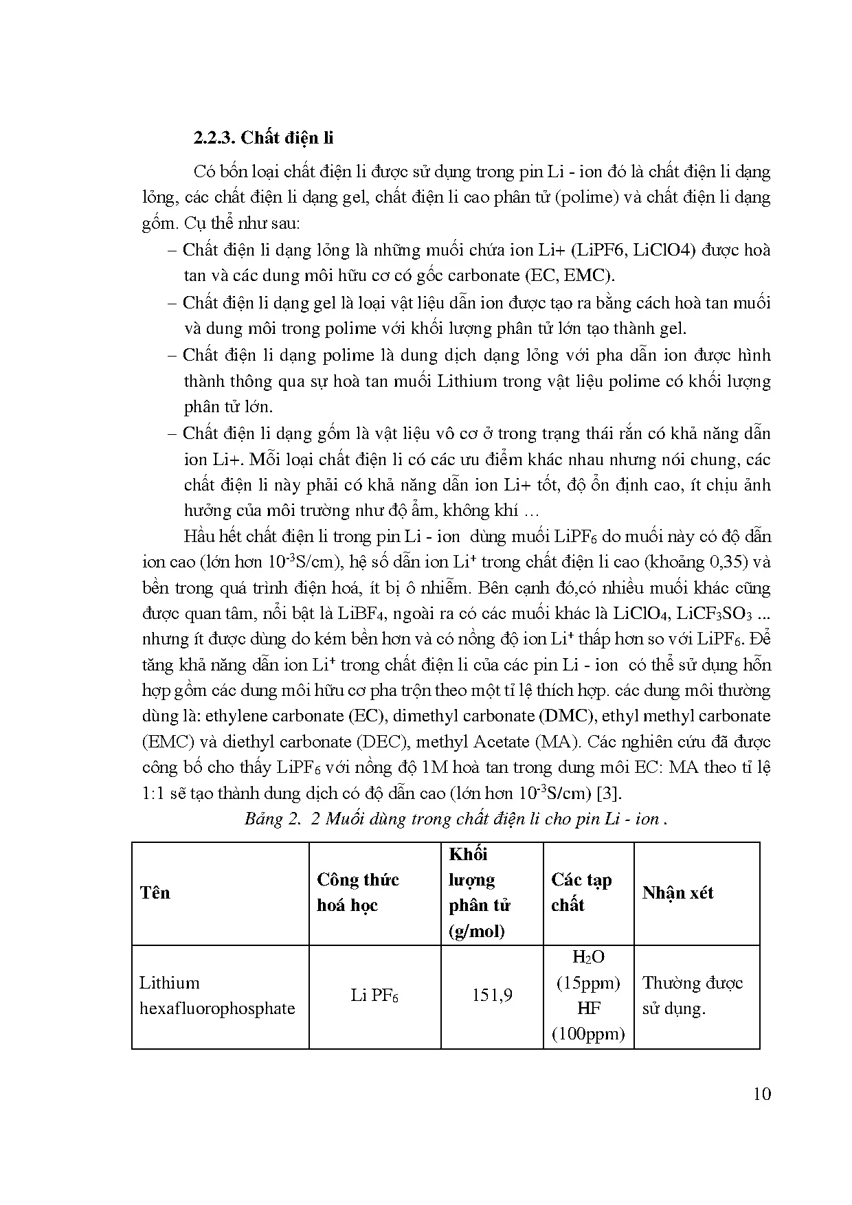 Đồ án tốt nghiệp - Nghiên cứu, xây dựng và quản lý khối pin lithium ion chuẩn 12v - Trang 26