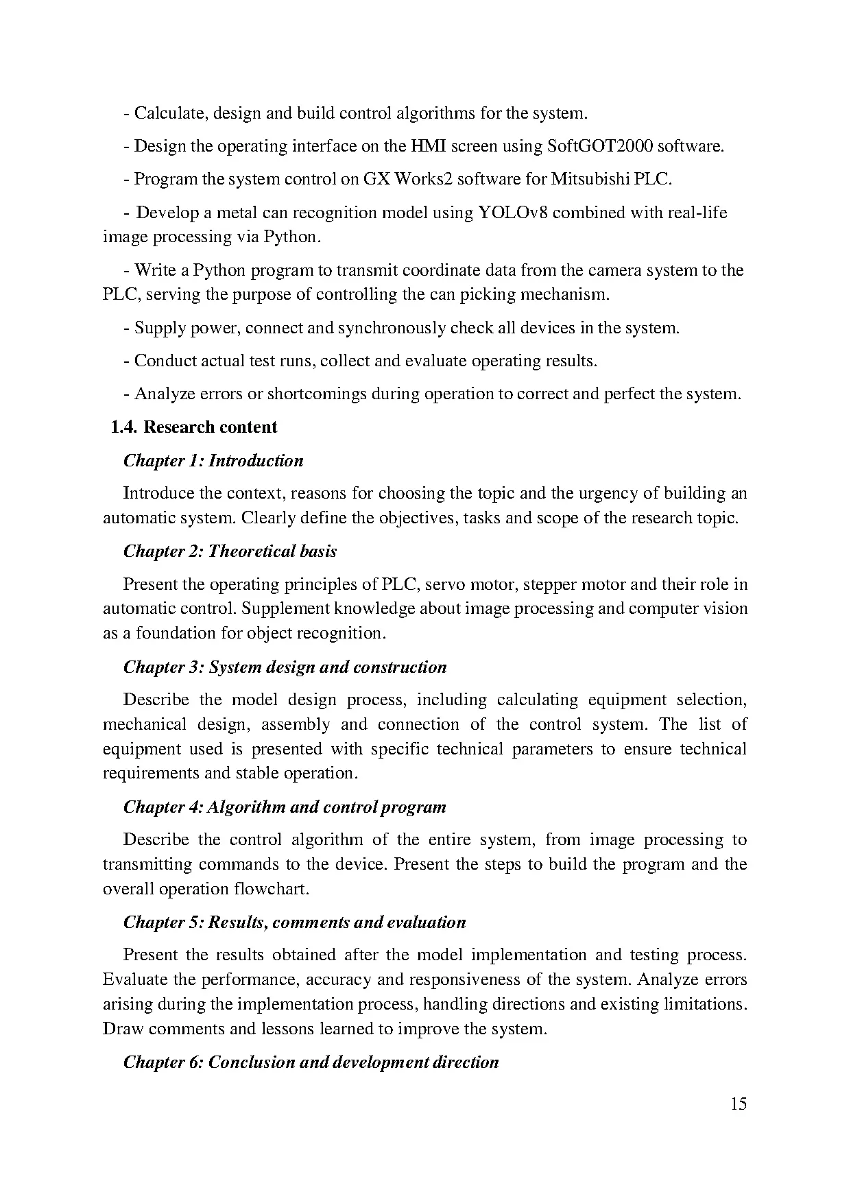 Đồ án tốt nghiệp - Design and control of A waste sorting system (metal cans) using PLC IWSM - Trang 21