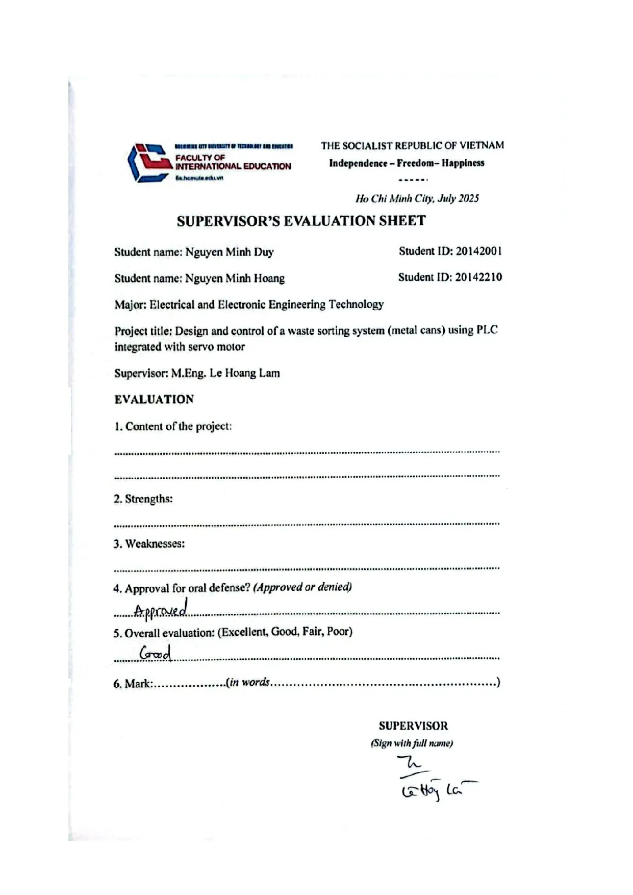 Đồ án tốt nghiệp - Design and control of A waste sorting system (metal cans) using PLC IWSM - Trang 4
