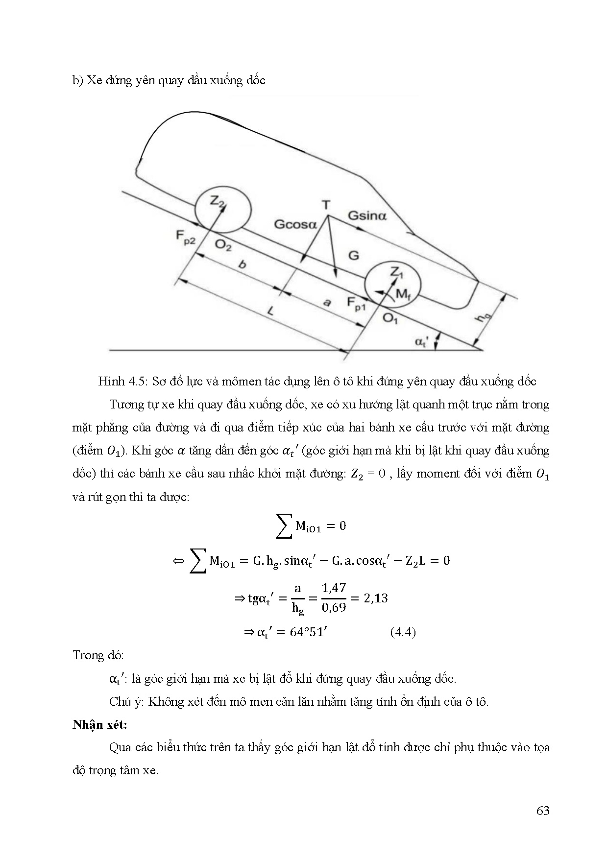 Đồ án tốt nghiệp - Nghiên cứu động học và động lực học của xe Toyota Innova G 2.0 MT 2010 - Trang 86