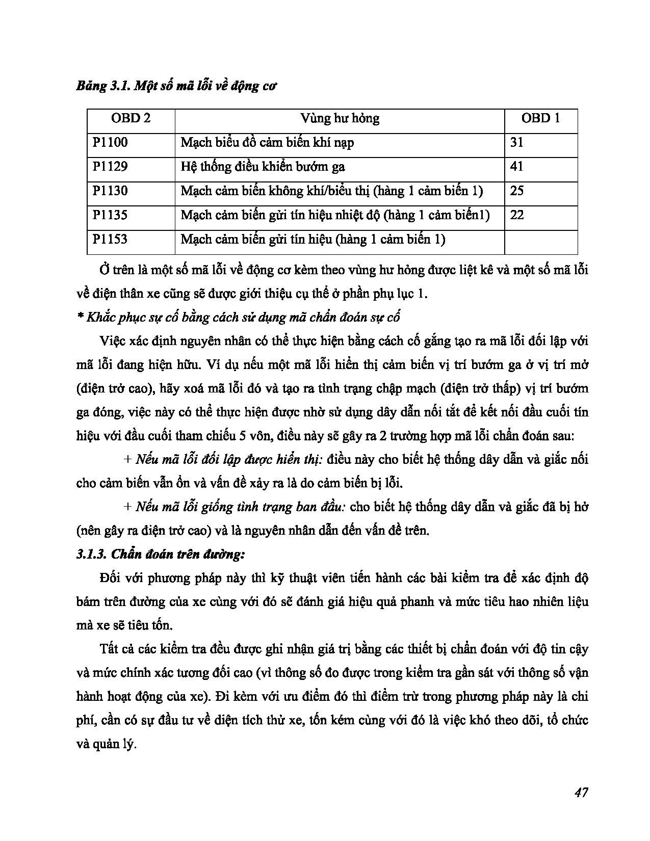 Đồ án tốt nghiệp - Nghiên cứu kỹ thuật chẩn đoán ô tô hiện đại - Trang 68